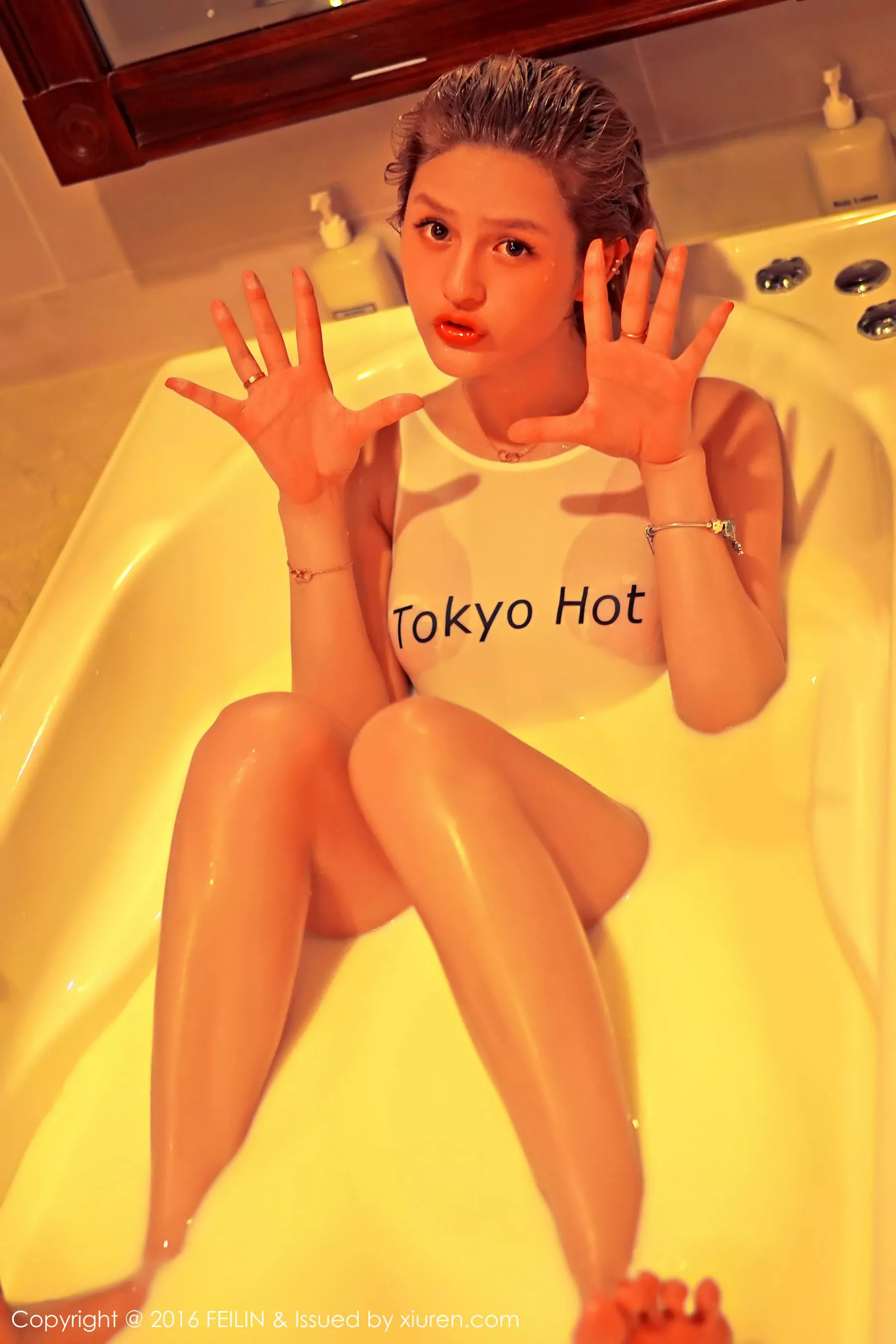 史雯Swan《Tokyo Hot湿身+蕾丝内衣》 嗲囡囡 Vol.037高清在线免费欣赏–图集秀-奶仔圈