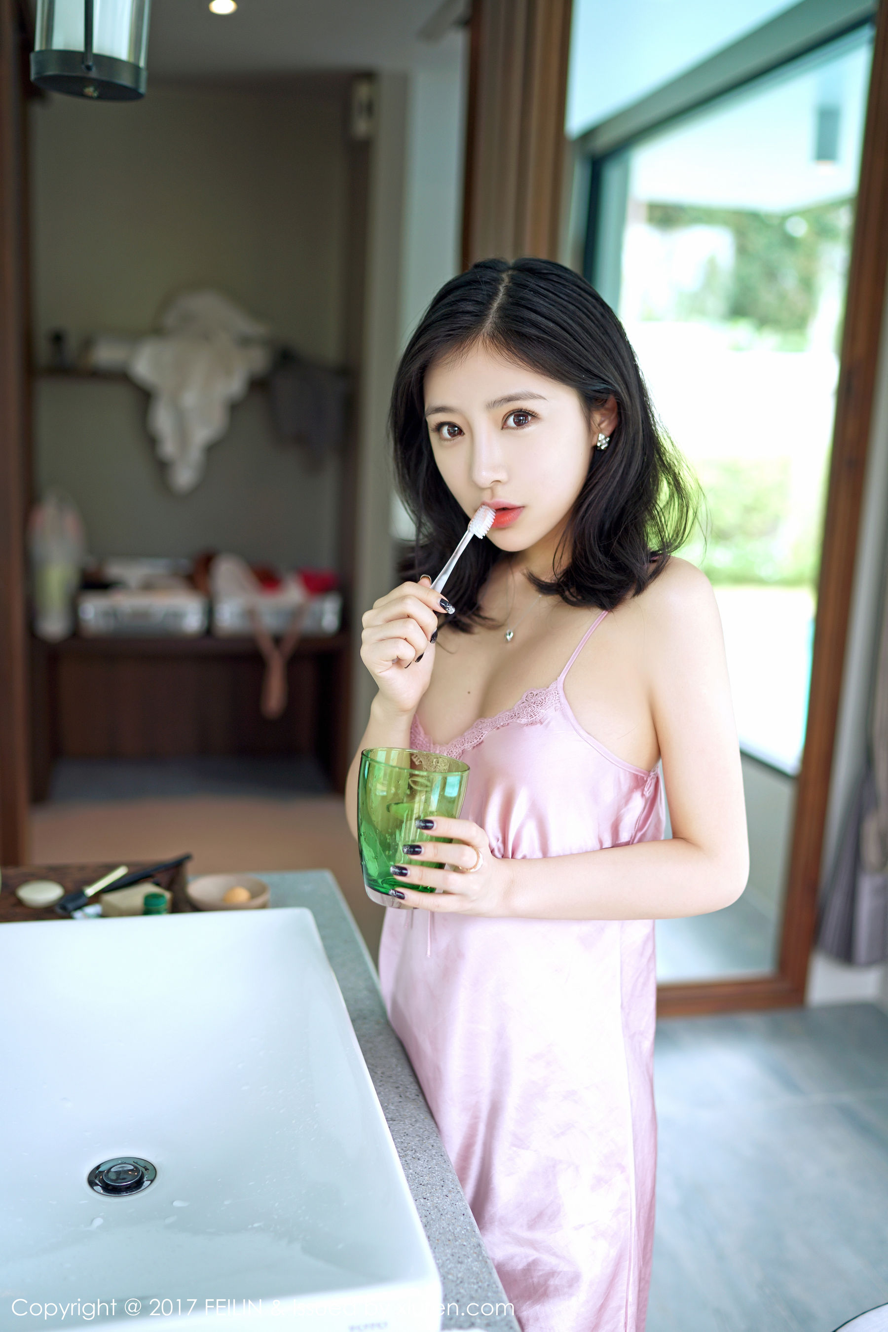 施忆佳KITTY《睡美人与海边唯美仙子》 嗲囡囡 VOL.084插图12