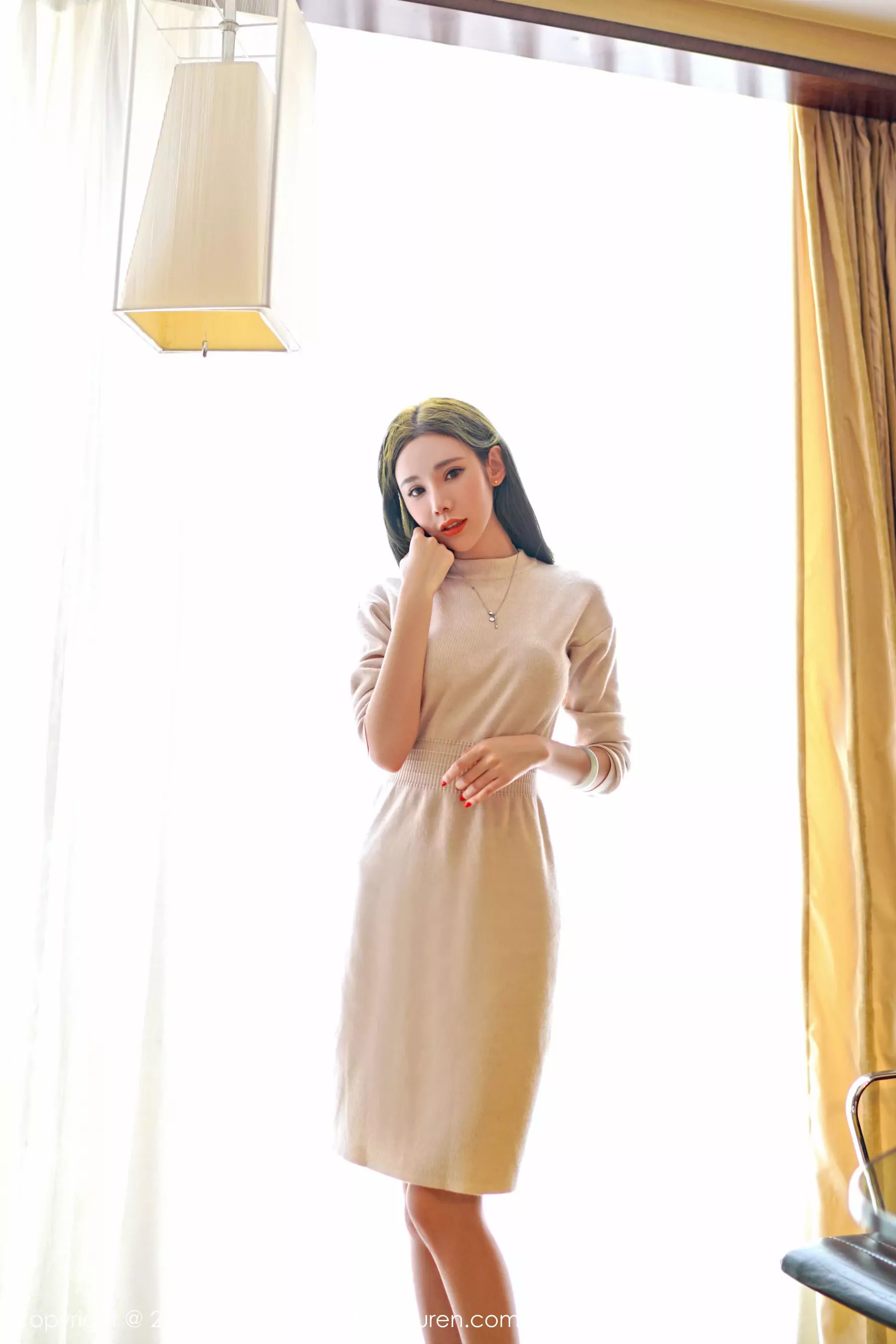 萌琪琪Irene《精致的五官，白皙的皮肤，完美的胸型，修长的美腿》 嗲囡囡 Vol.059高清在线免费欣赏–图集秀-奶仔圈