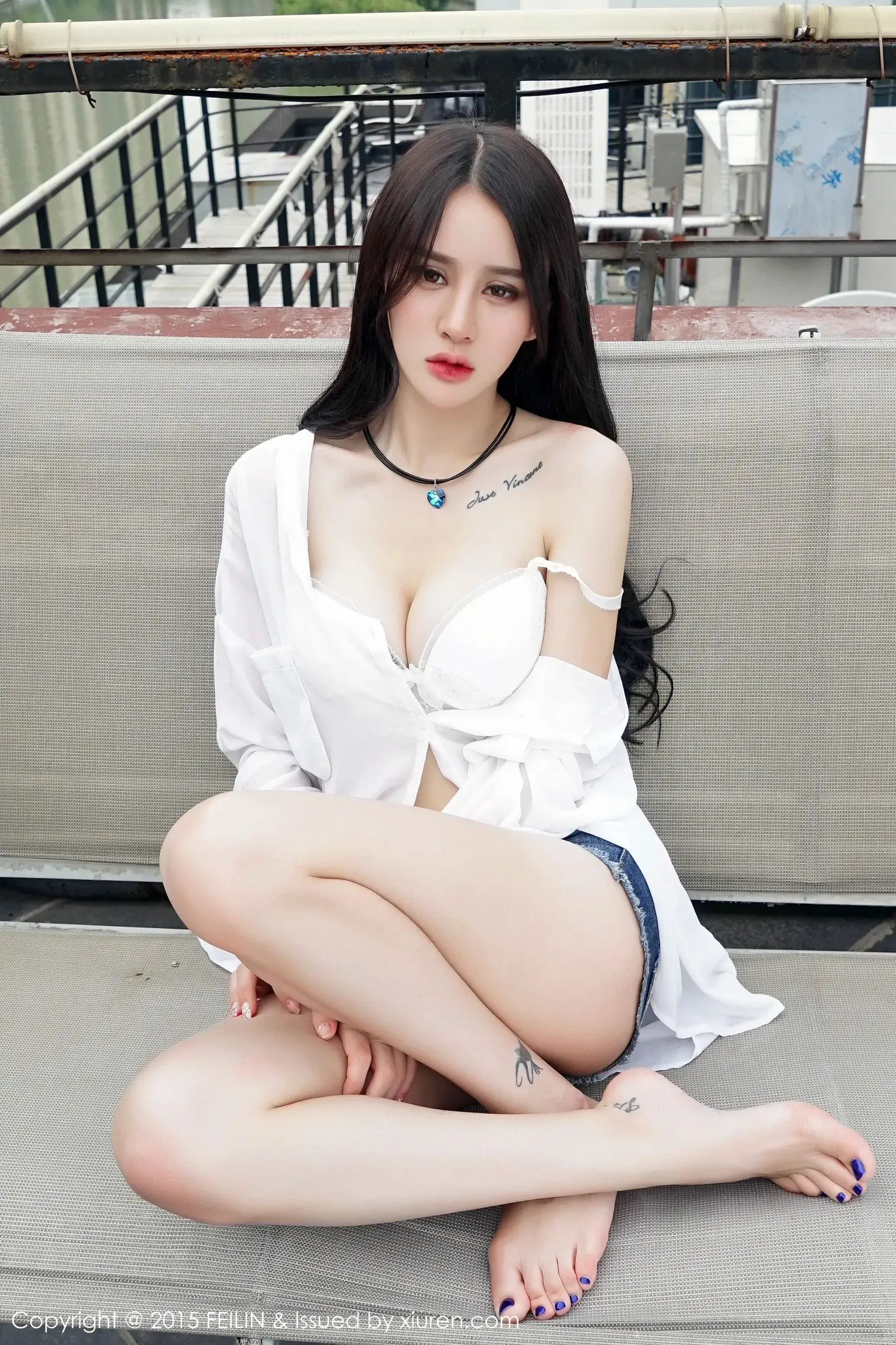 Cheryl青树 &豹纹比基尼+牛仔热裤 嗲囡囡 Vol.007插图39