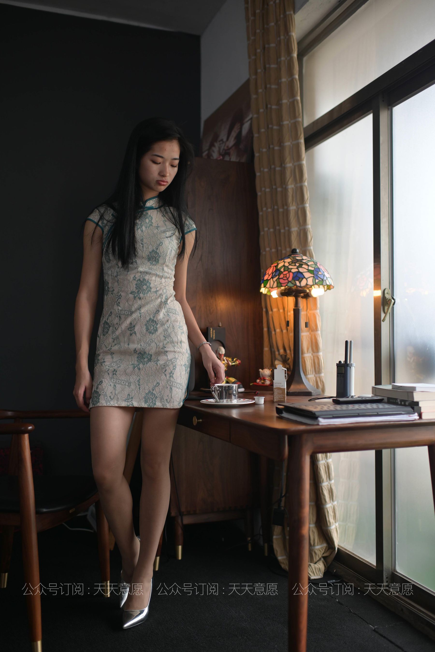 [IESS异思趣向] 丝享家 788：宁宁《爱看书的旗袍美女》_第3张