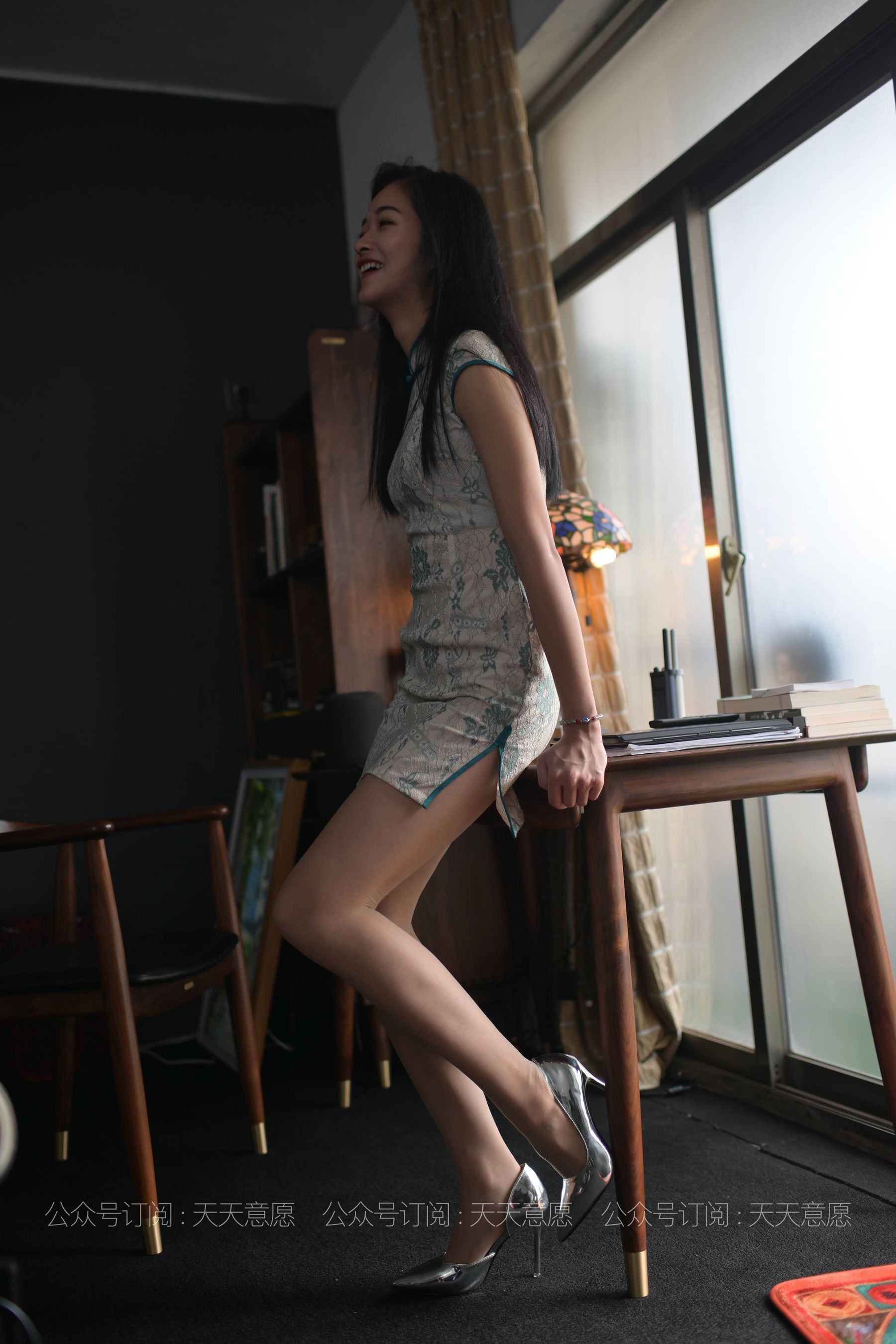 [IESS异思趣向] 丝享家 788：宁宁《爱看书的旗袍美女》_第4张