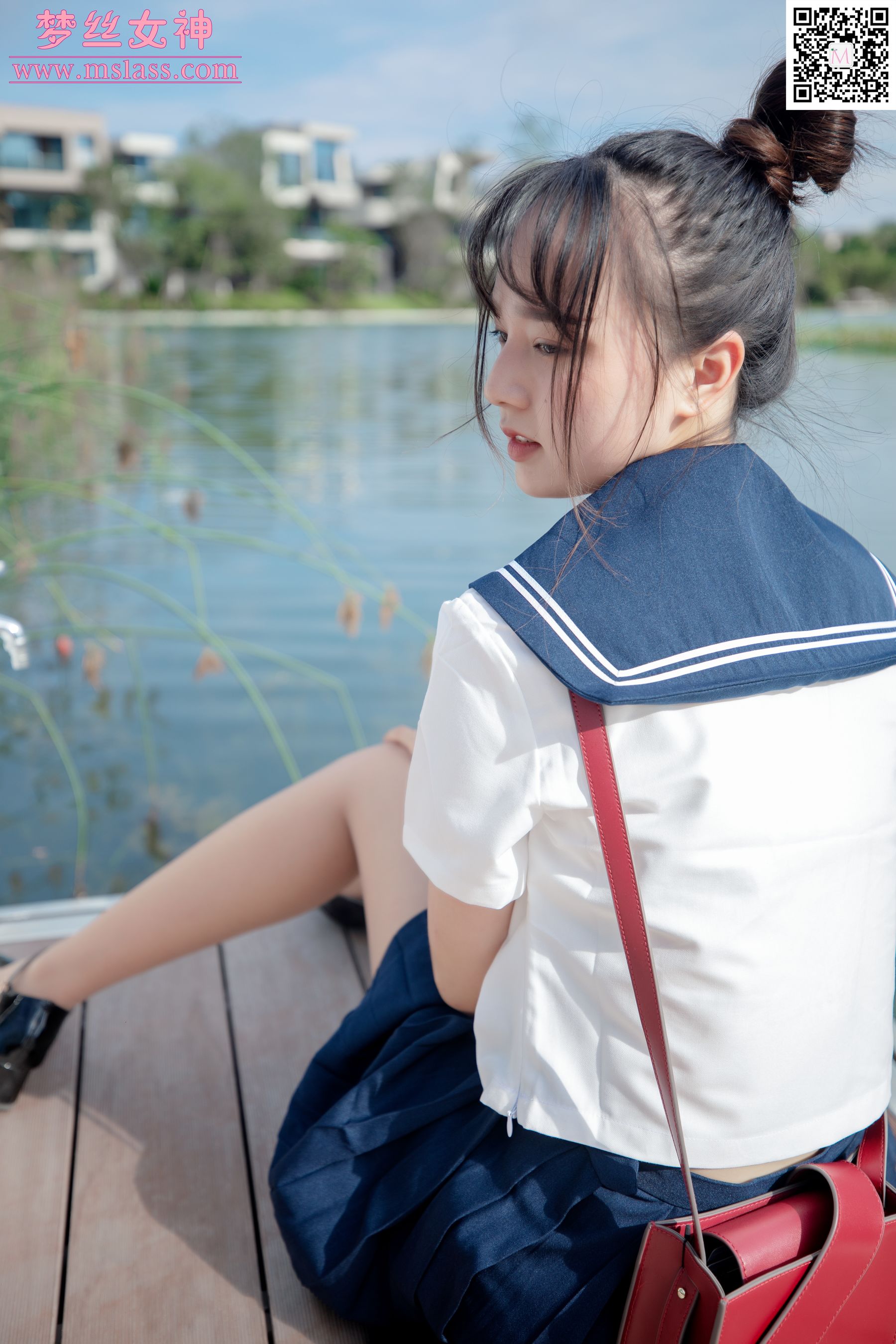 [梦丝女神MSLASS]  玥玥 JK小女神_第4张