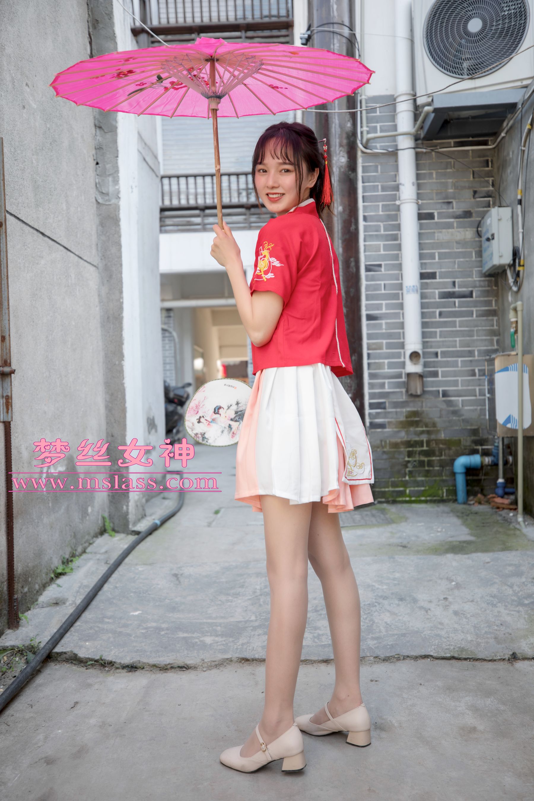 [梦丝女神MSLASS]  玥玥 长城古风少女-奶仔圈
