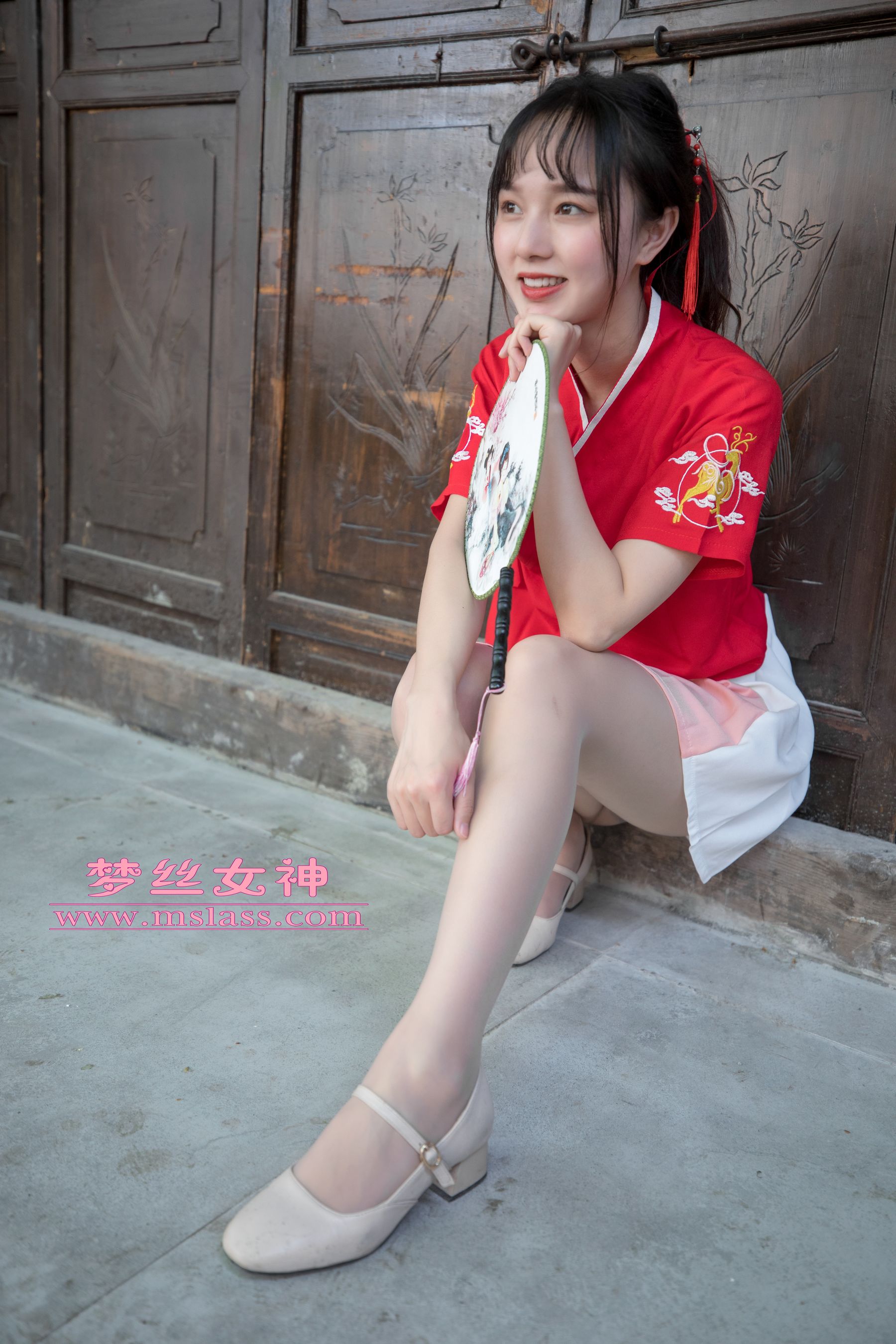 [梦丝女神MSLASS]  玥玥 长城古风少女_第5张