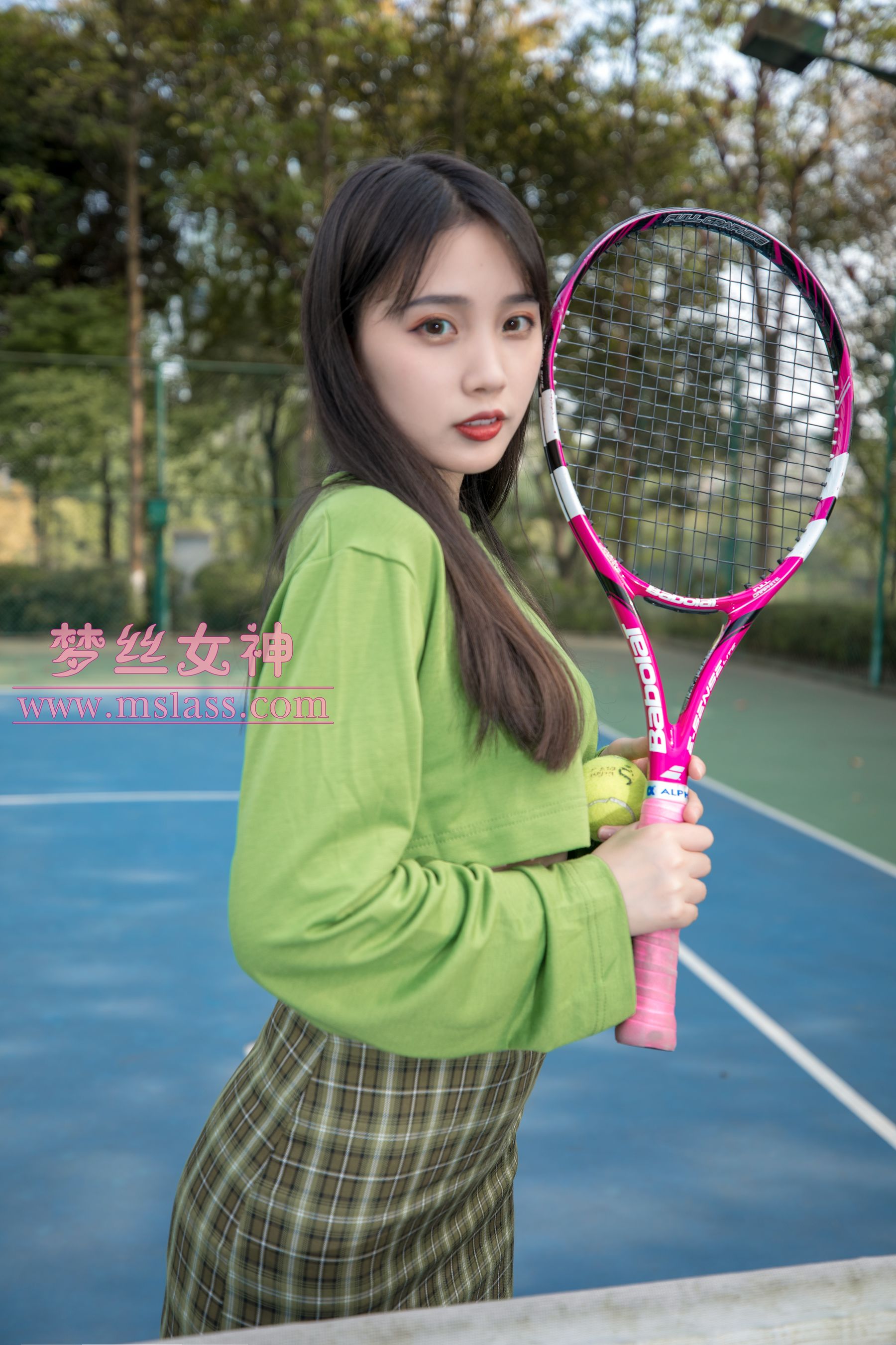 [梦丝女神MSLASS]  香萱 网球少女_第2张