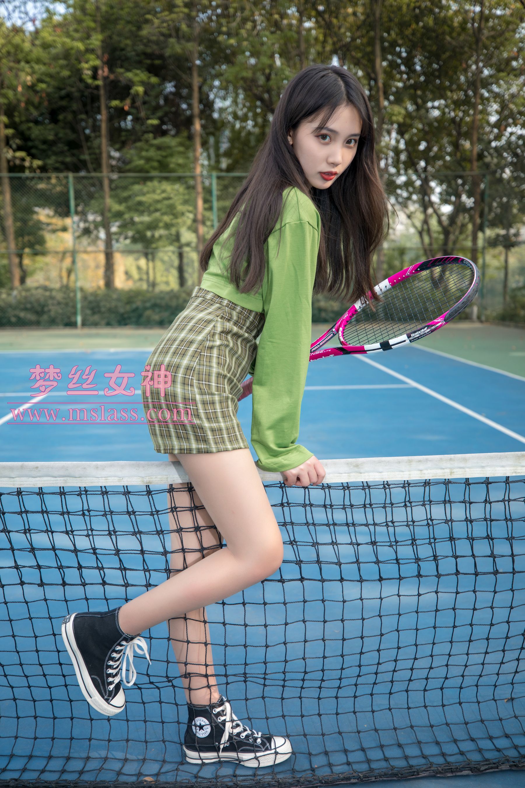 [梦丝女神MSLASS]  香萱 网球少女_第3张