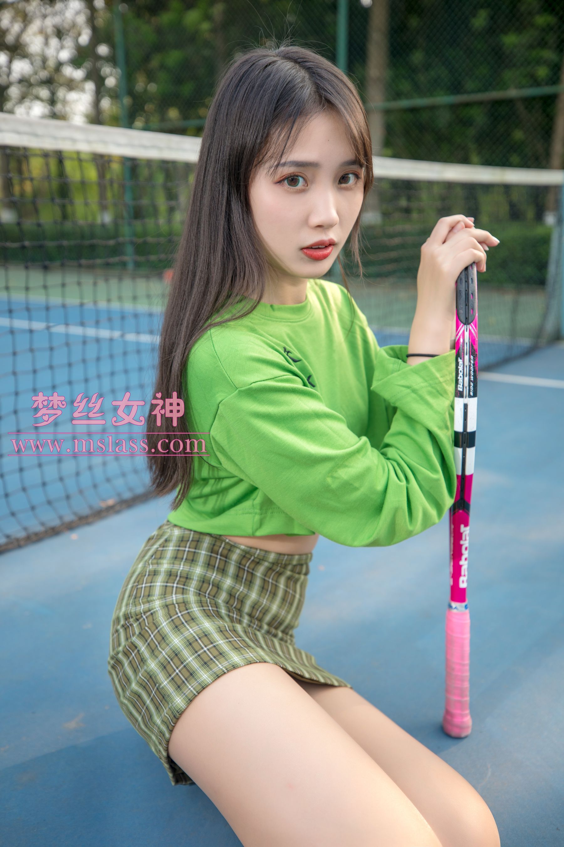[梦丝女神MSLASS]  香萱 网球少女_第4张