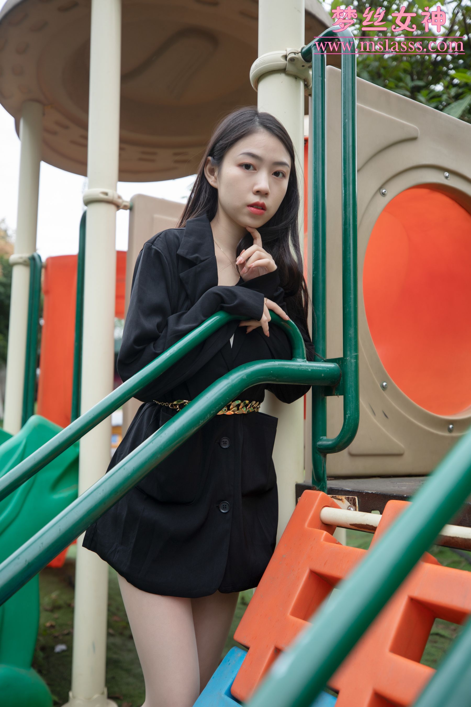[梦丝女神MSLASS] 娜贝儿 新模超细腿_第5张