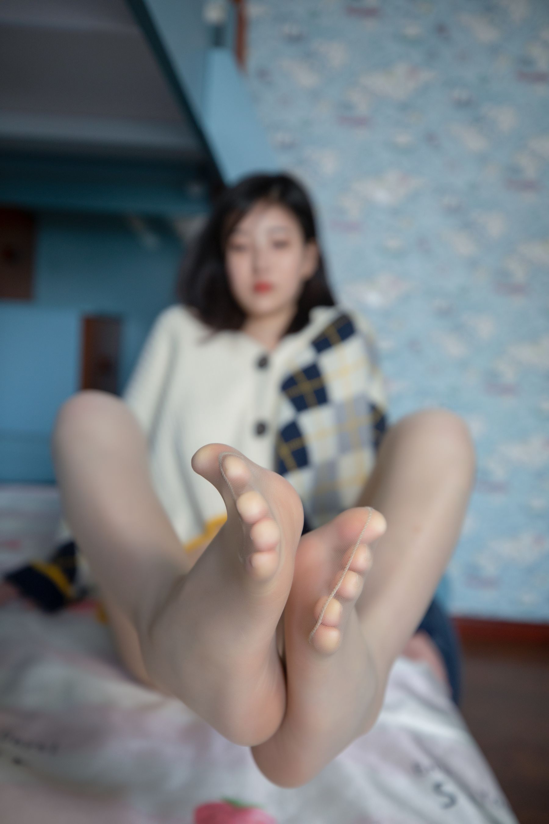 [梦丝女神MSLASS] 子然 毛衣也性感-奶仔圈