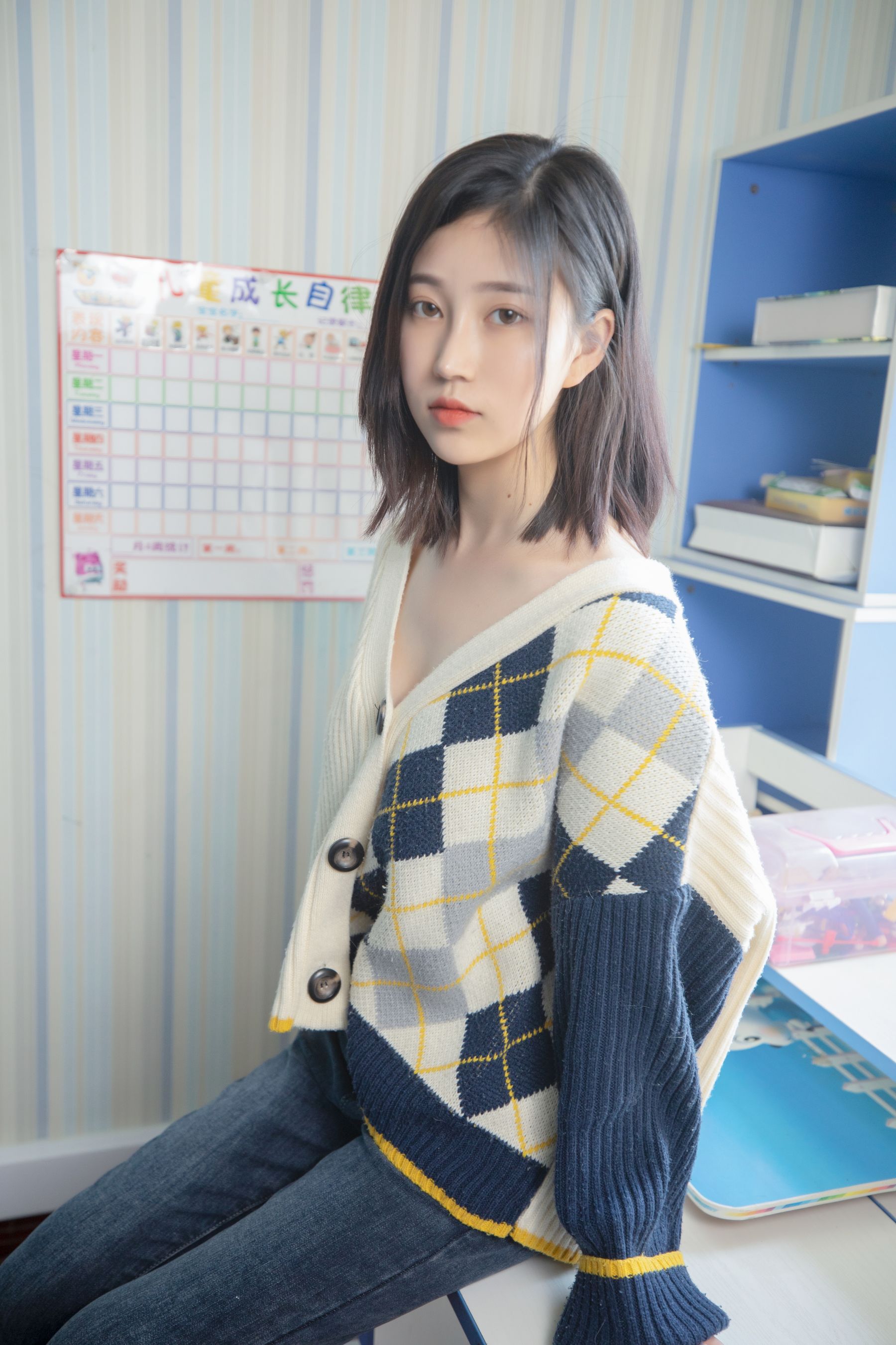 [梦丝女神MSLASS] 子然 毛衣也性感_第4张