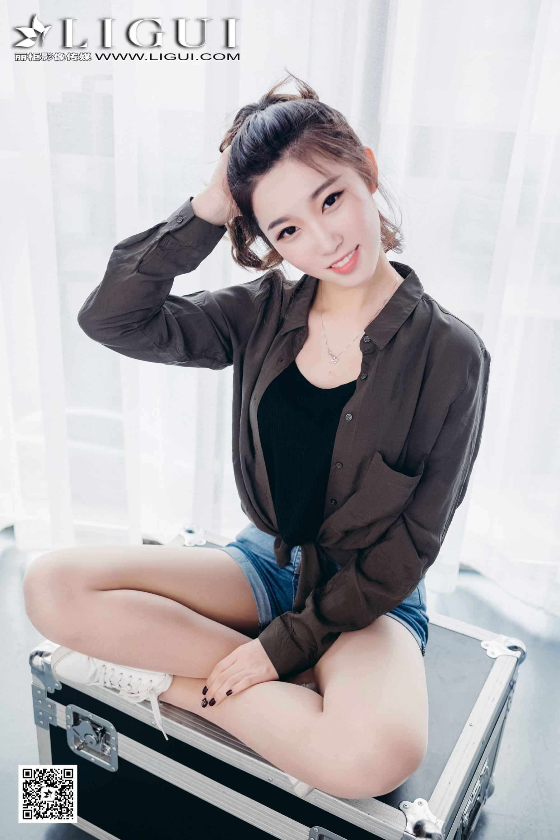 Model 筱筱《甜美热裤少女》 [丽柜]_第5张