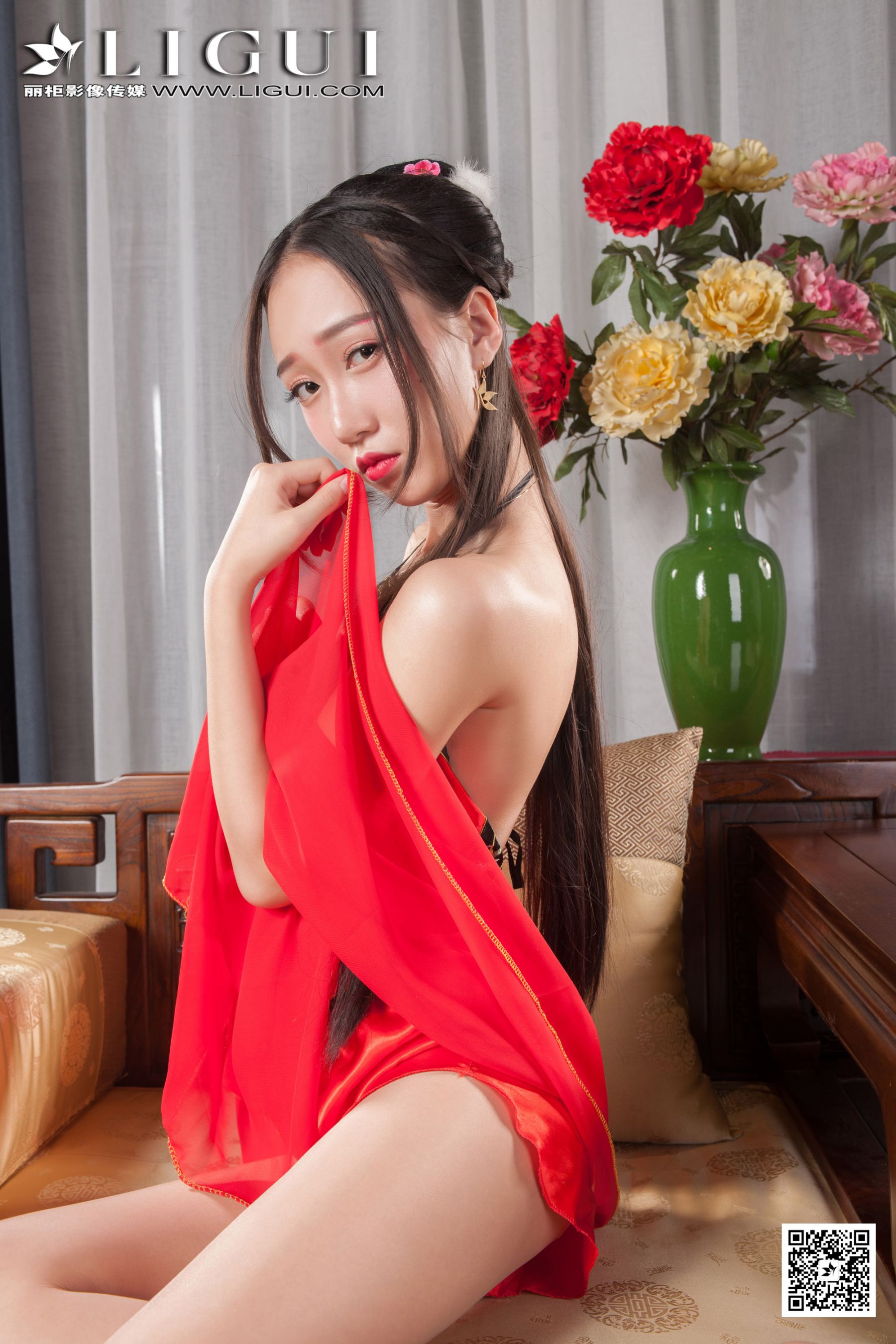 红烛《红肚兜古装美女》 [丽柜] 丝足_第3张