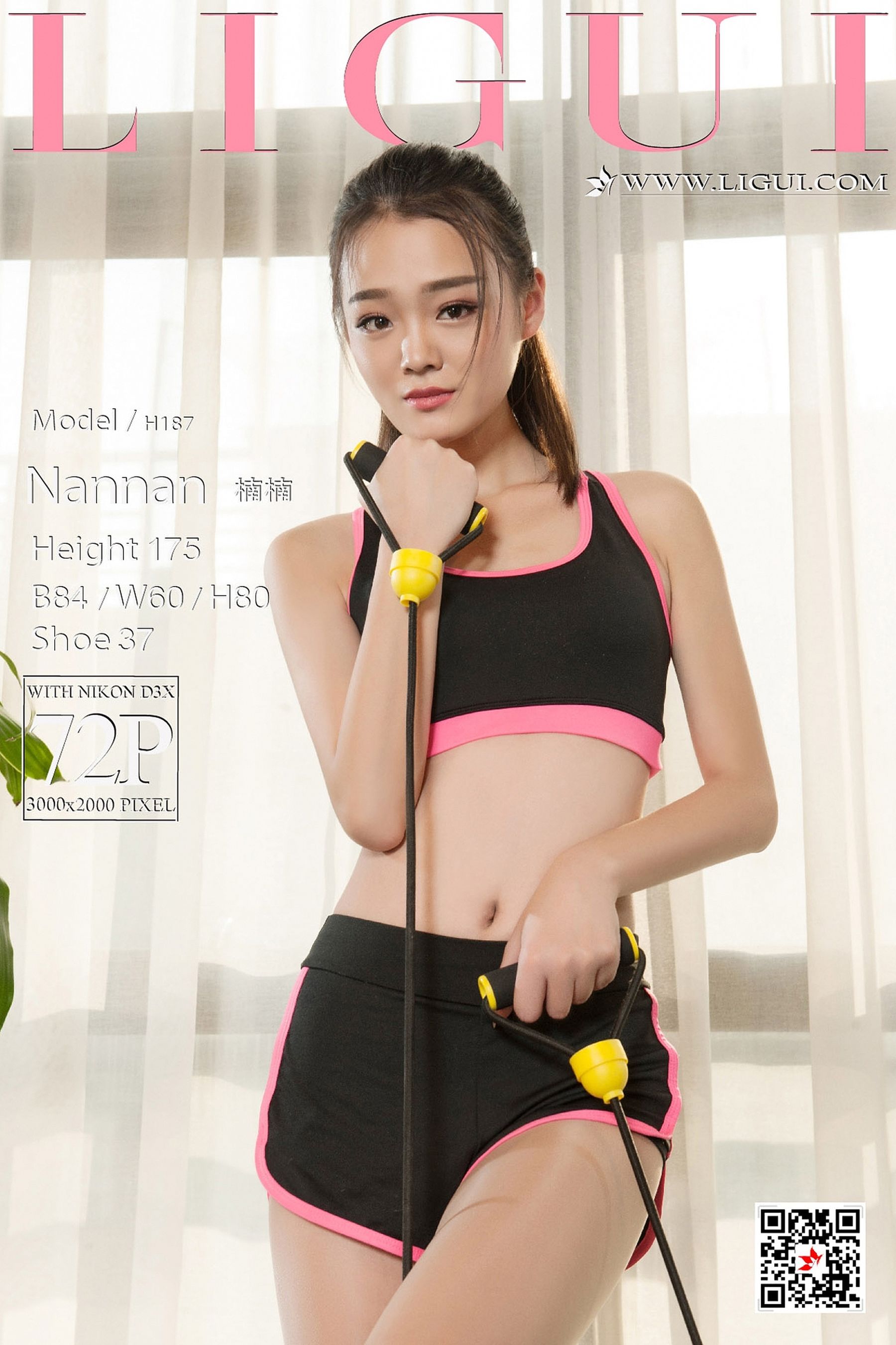 Model 足模楠楠《健身美足》 [丽柜Ligui]-奶仔圈