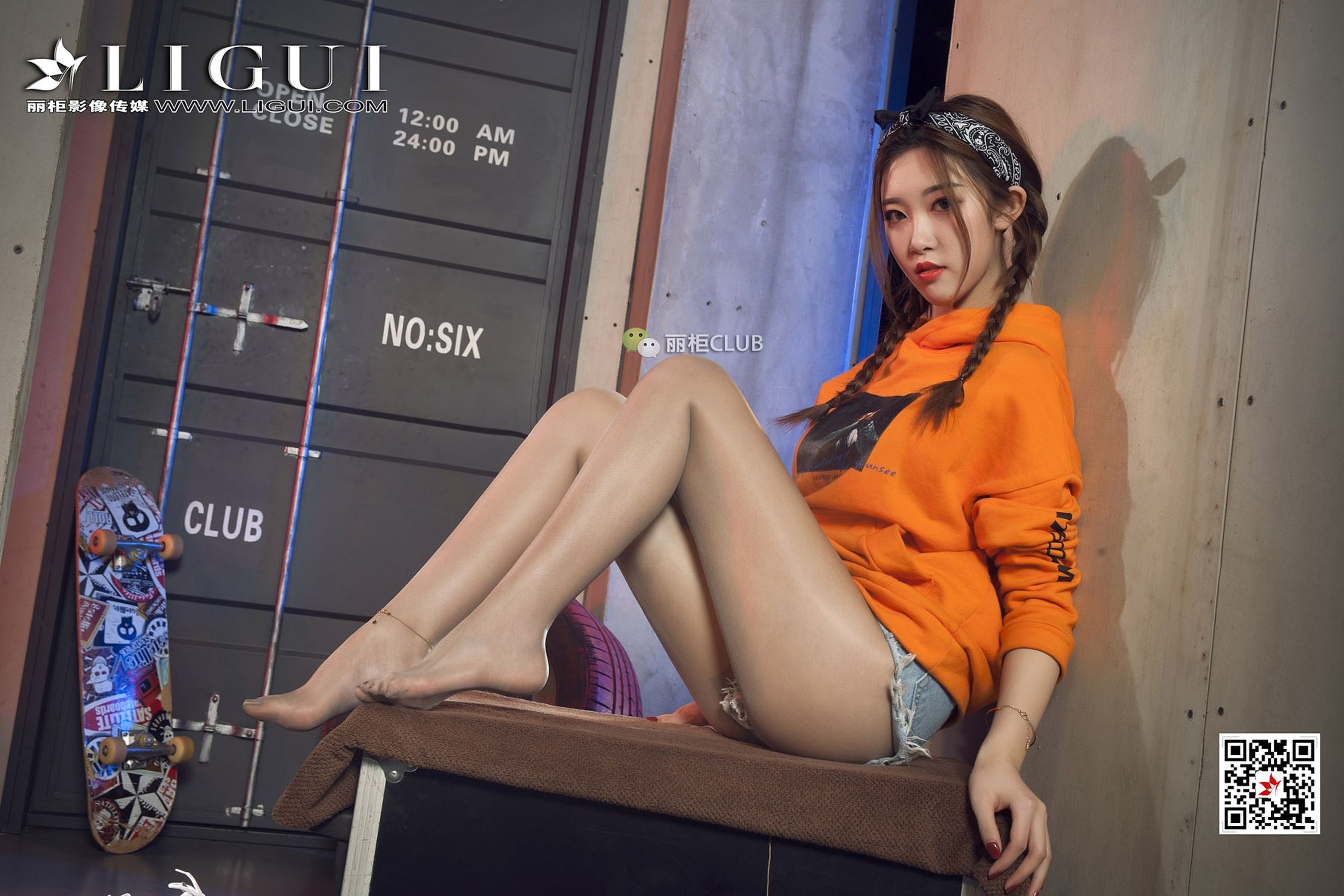 腿模筱筱《运动风丝袜妹子》 [丽柜Ligui]_第2张