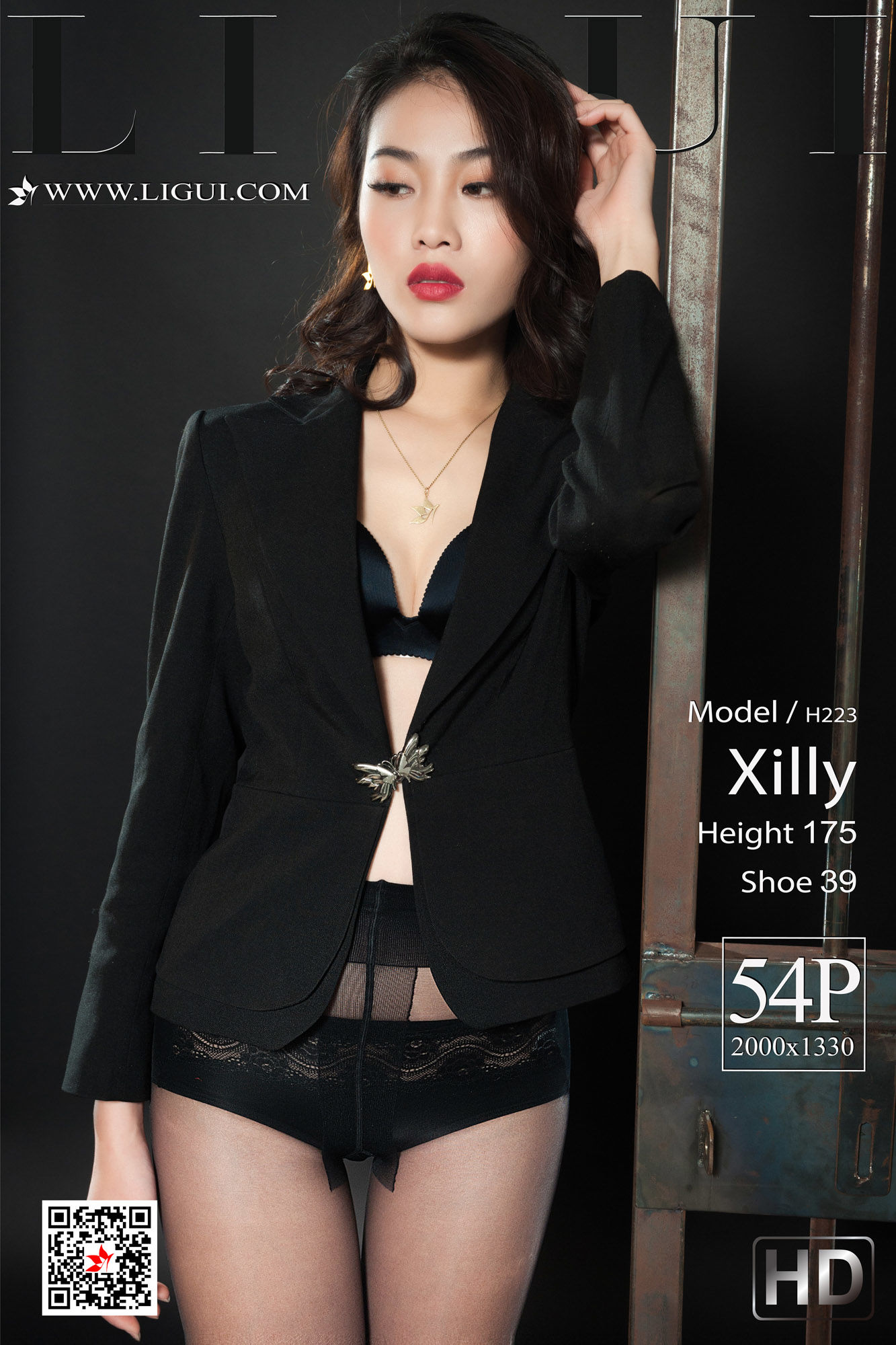 [丽柜Ligui] 网络丽人 Model Xilly-奶仔圈
