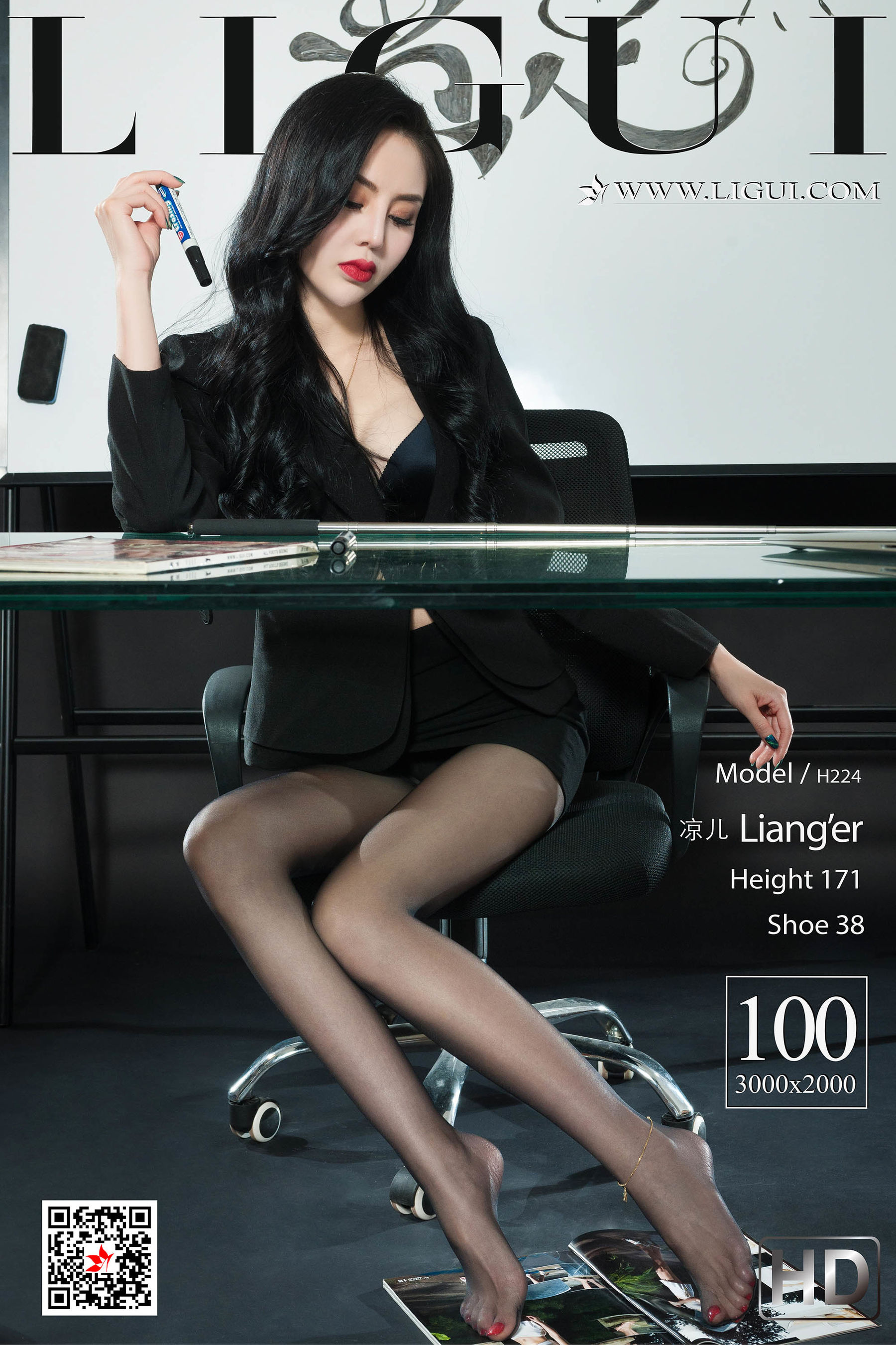 [丽柜Ligui] 网络丽人 Model 凉儿-奶仔圈