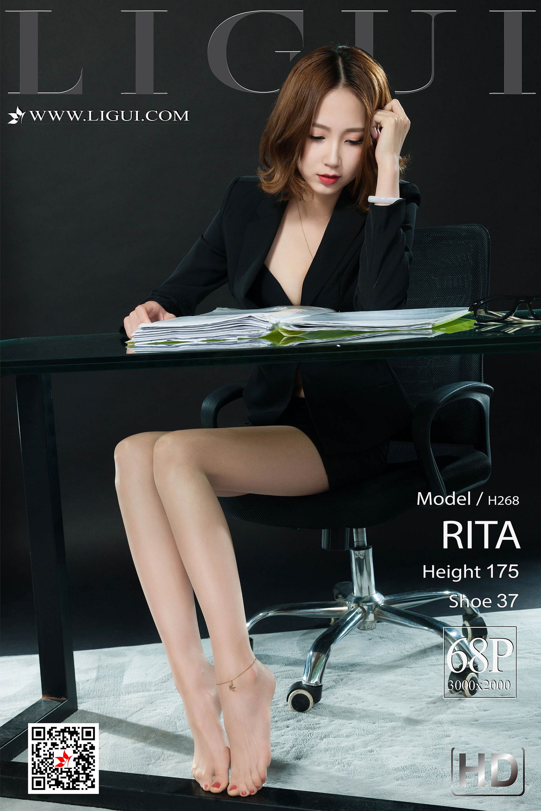 [丽柜LiGui] 网络丽人 Model RITA-奶仔圈