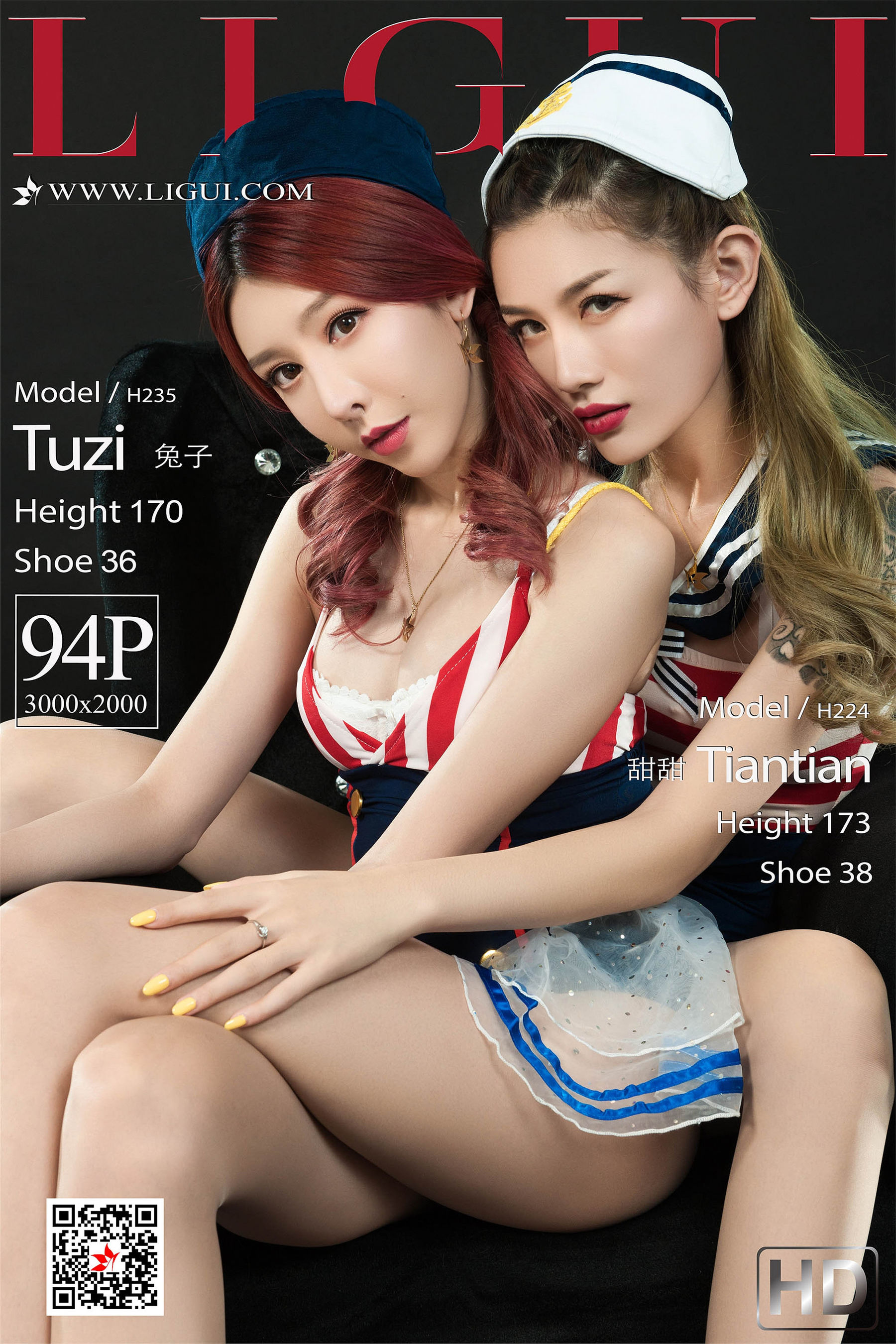 [丽柜Ligui] 网络丽人 Model 兔子&甜甜-奶仔圈