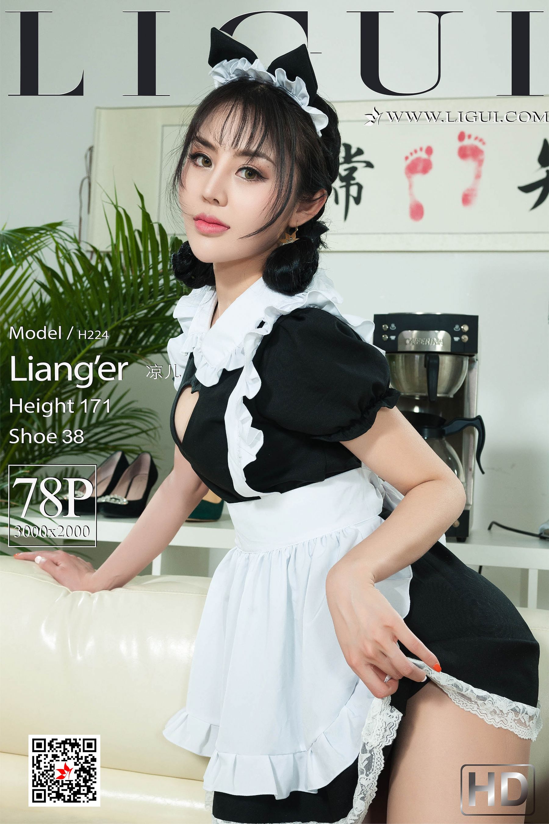 [丽柜Ligui] 网络丽人 Model 凉儿-奶仔圈