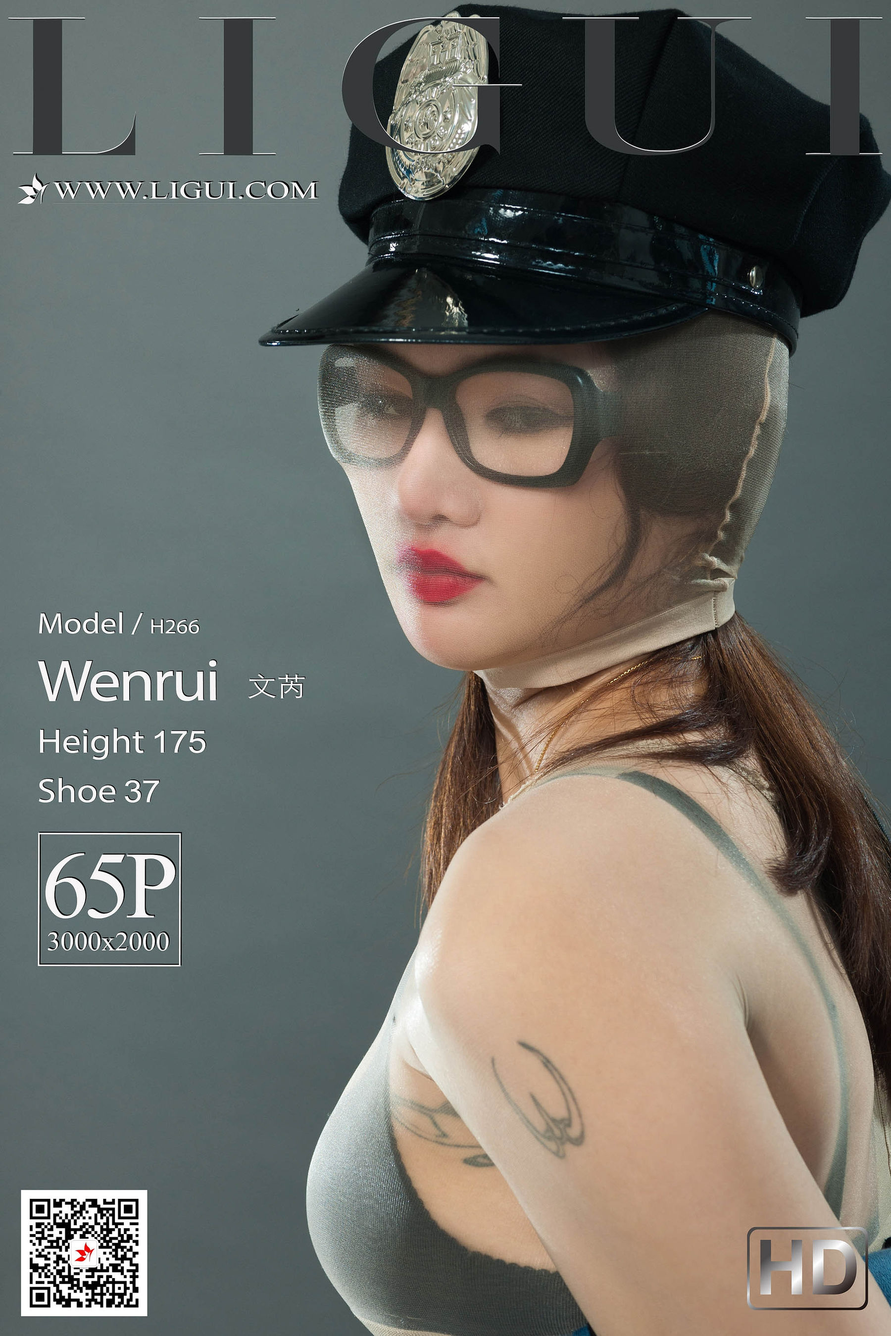 [丽柜Ligui] 网络丽人 Model 文芮-奶仔圈