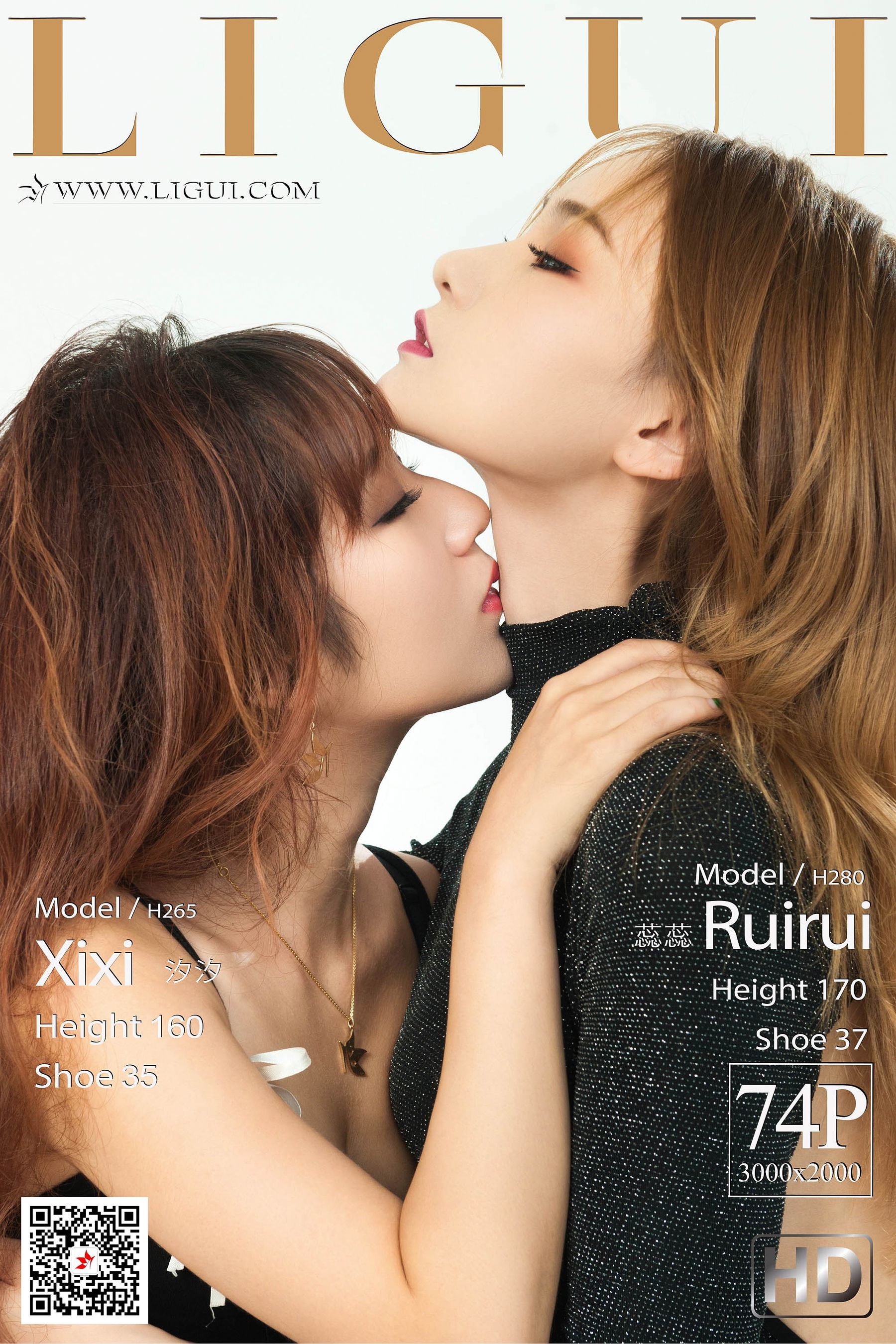 [丽柜Ligui] 网络丽人 Model 汐汐&蕊蕊-奶仔圈