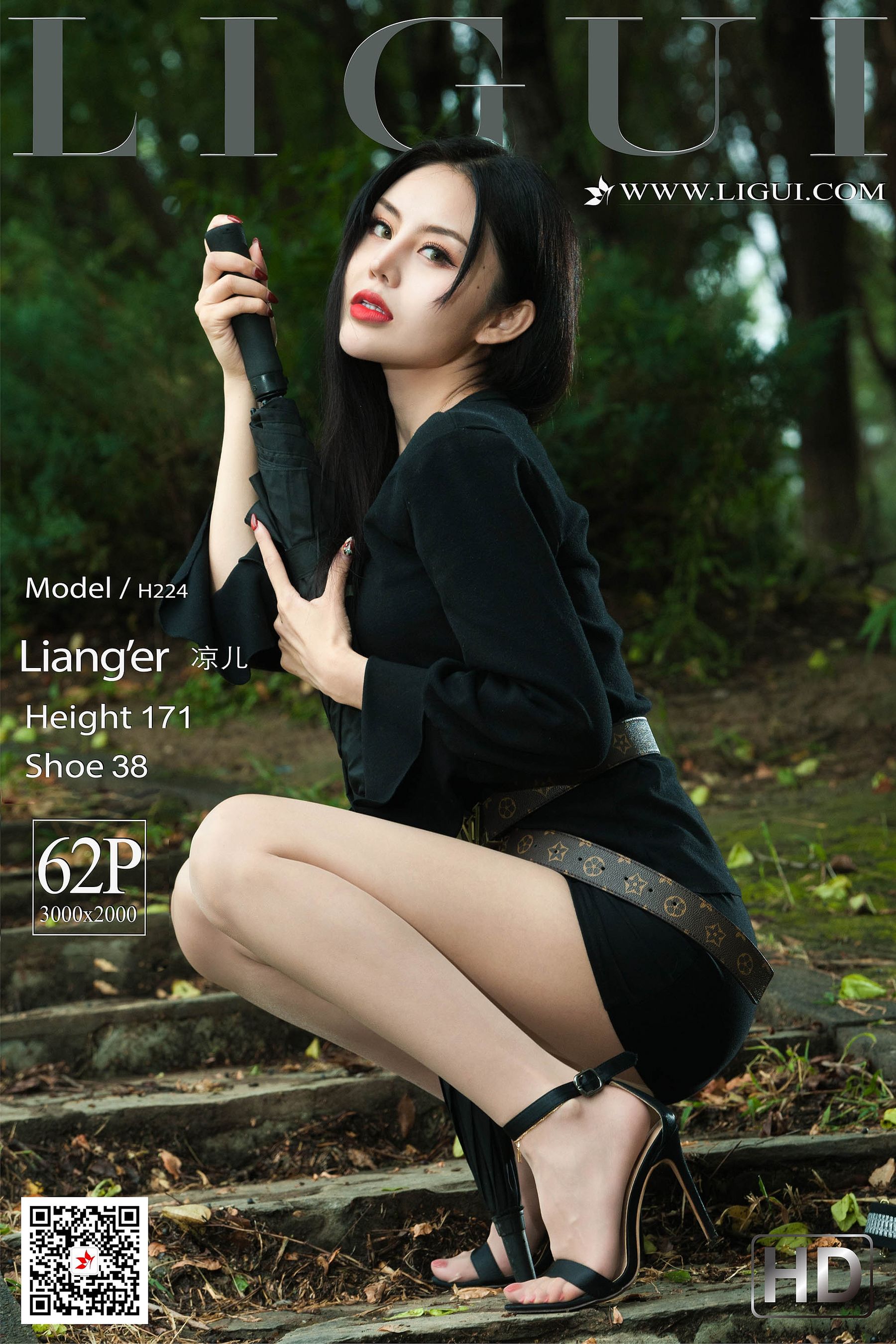 [丽柜Ligui] 网络丽人 Model 凉儿-奶仔圈