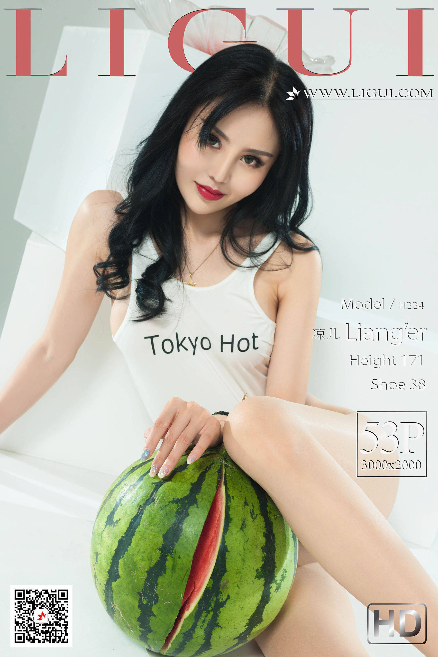 [丽柜Ligui] 网络丽人 Model 凉儿-奶仔圈