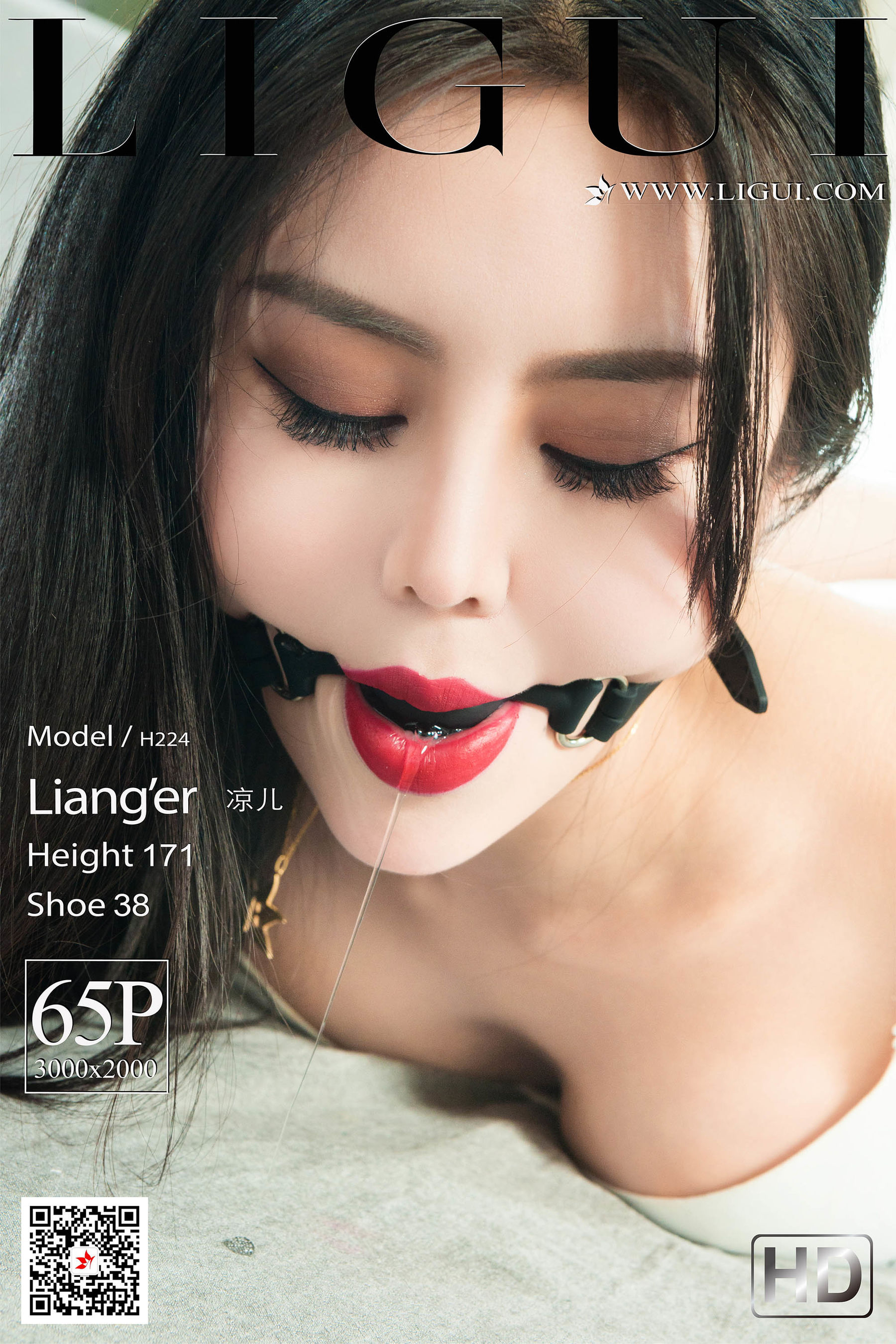 [丽柜Ligui] 网络丽人 Model 凉儿-奶仔圈