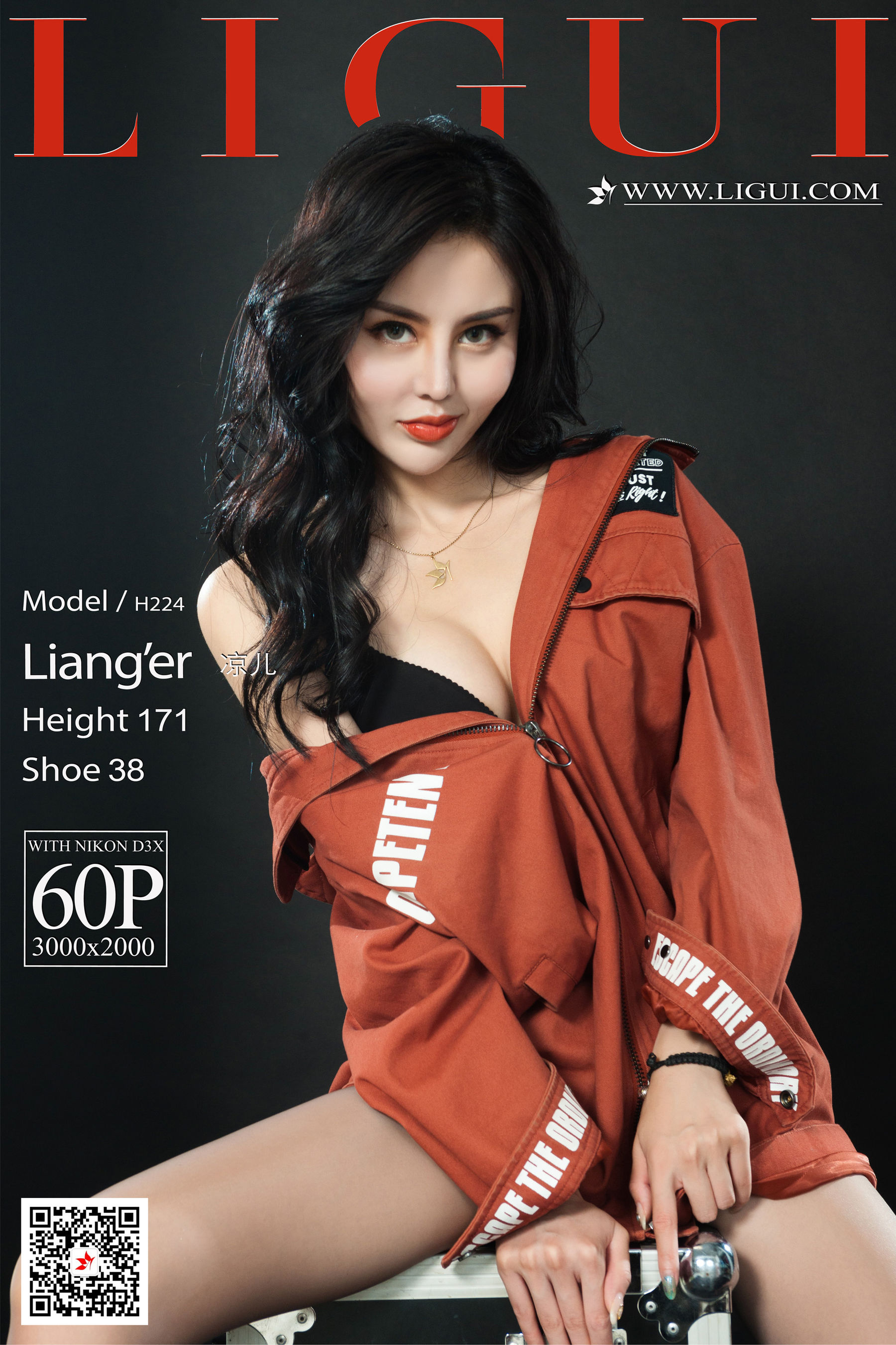 [丽柜Ligui] 网络丽人 Model 凉儿-奶仔圈