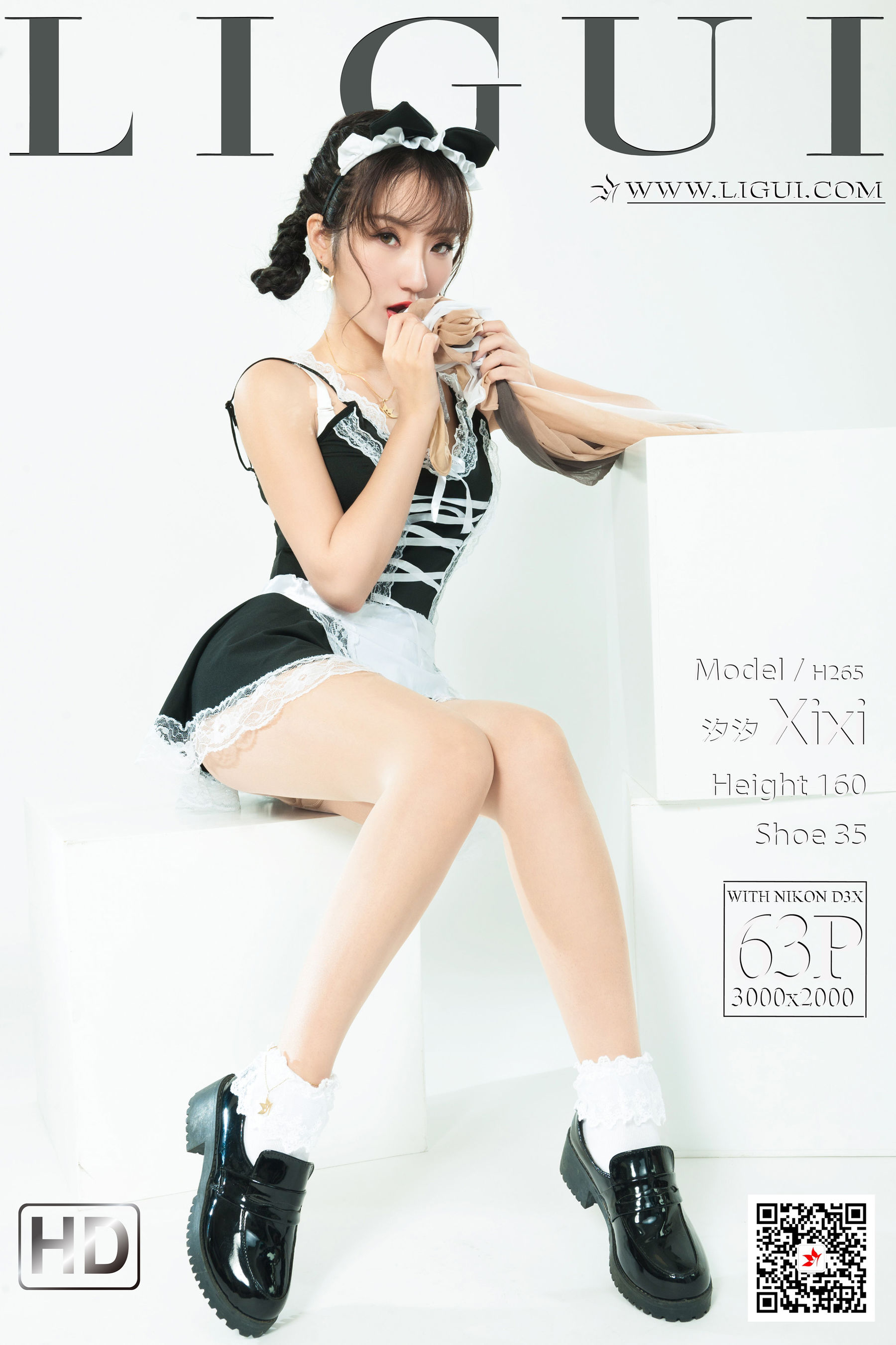 [丽柜Ligui] 网络丽人 Model 汐汐  《香品丝滑》-奶仔圈