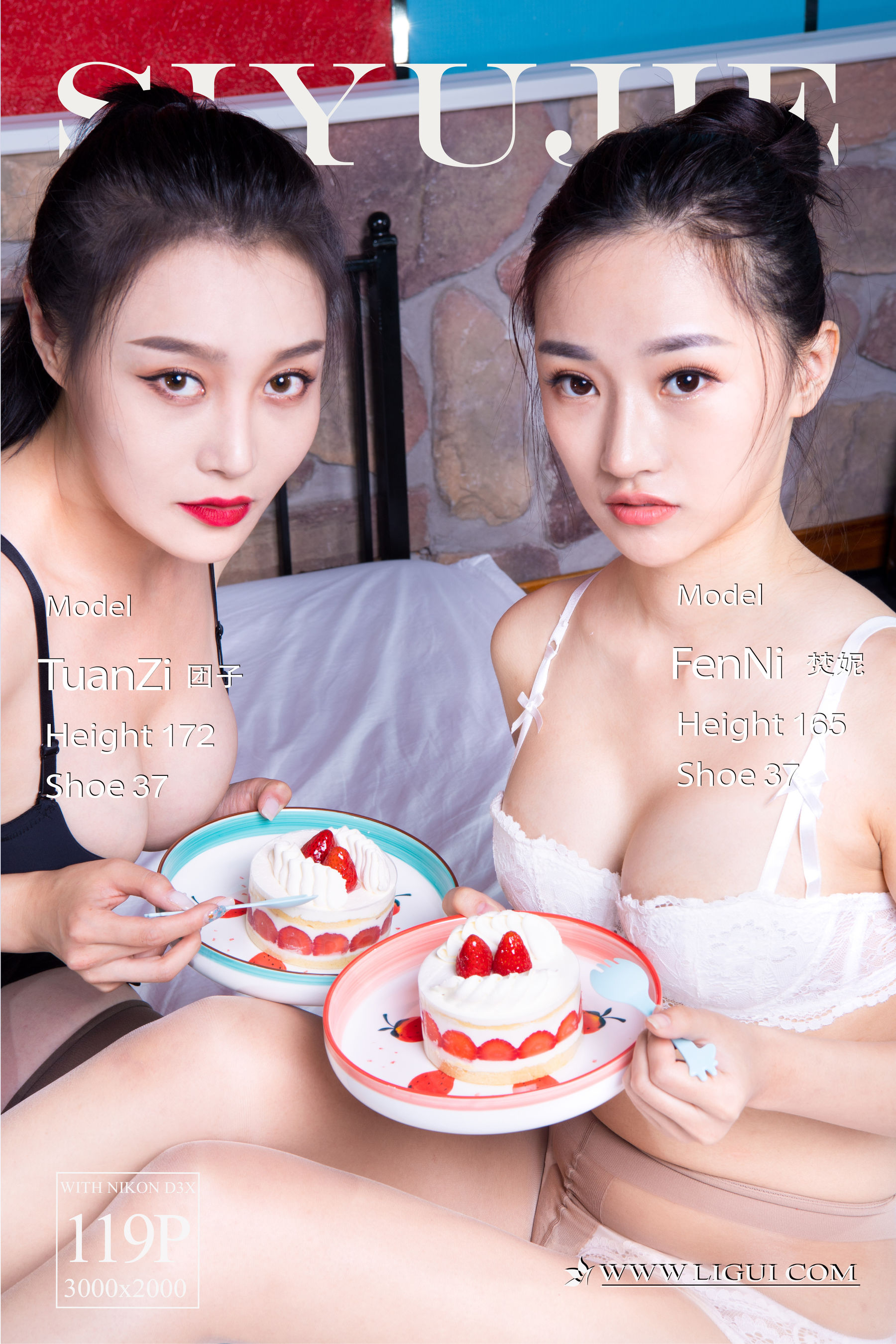 [丽柜Ligui] 网络丽人 Model 团子&梵妮-奶仔圈