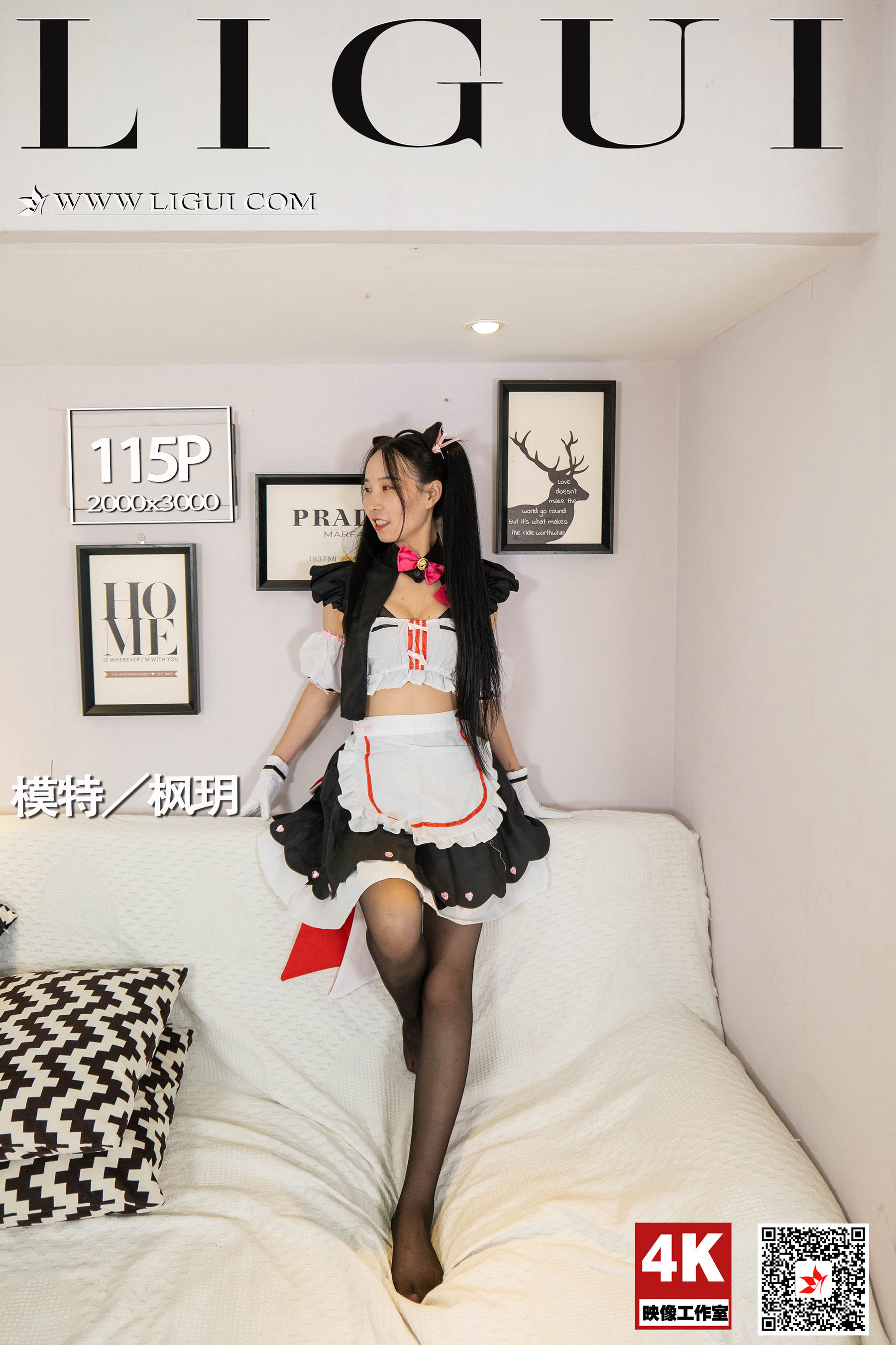 [丽柜Ligui] 网络丽人 Model 枫玥-奶仔圈