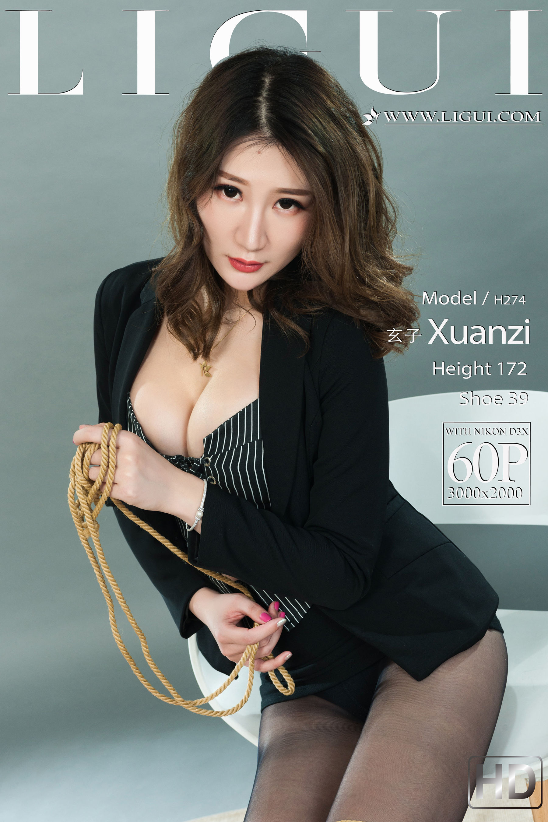 [丽柜LIGUI]  玄子 紧缚丽莲-奶仔圈