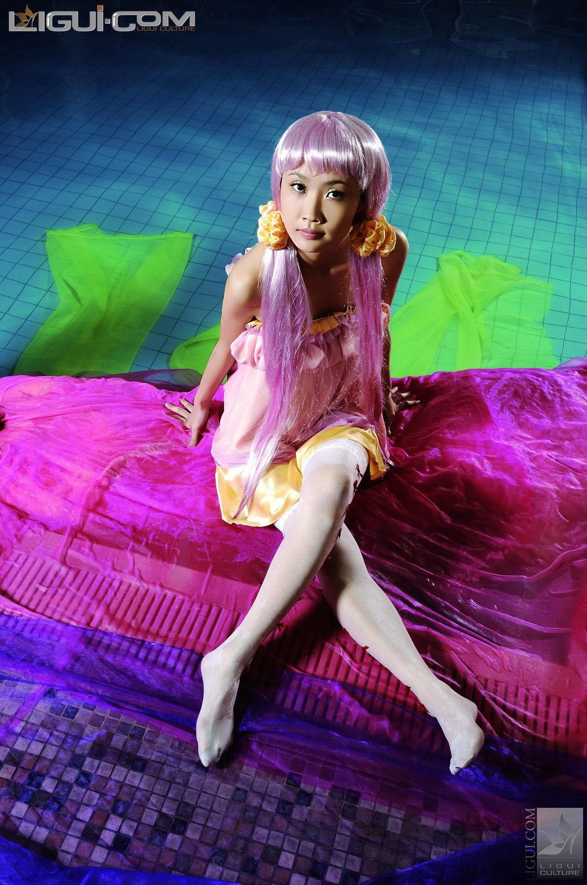 Model 马鑫茹《人鱼的梦想》 [丽柜LiGui] 丝足写真图片_第2张