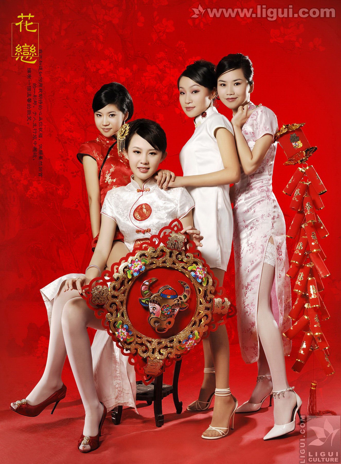 [丽柜LiGui] 《丽柜模特这里给您拜年了》 新年特刊丝足写真图片_第4张