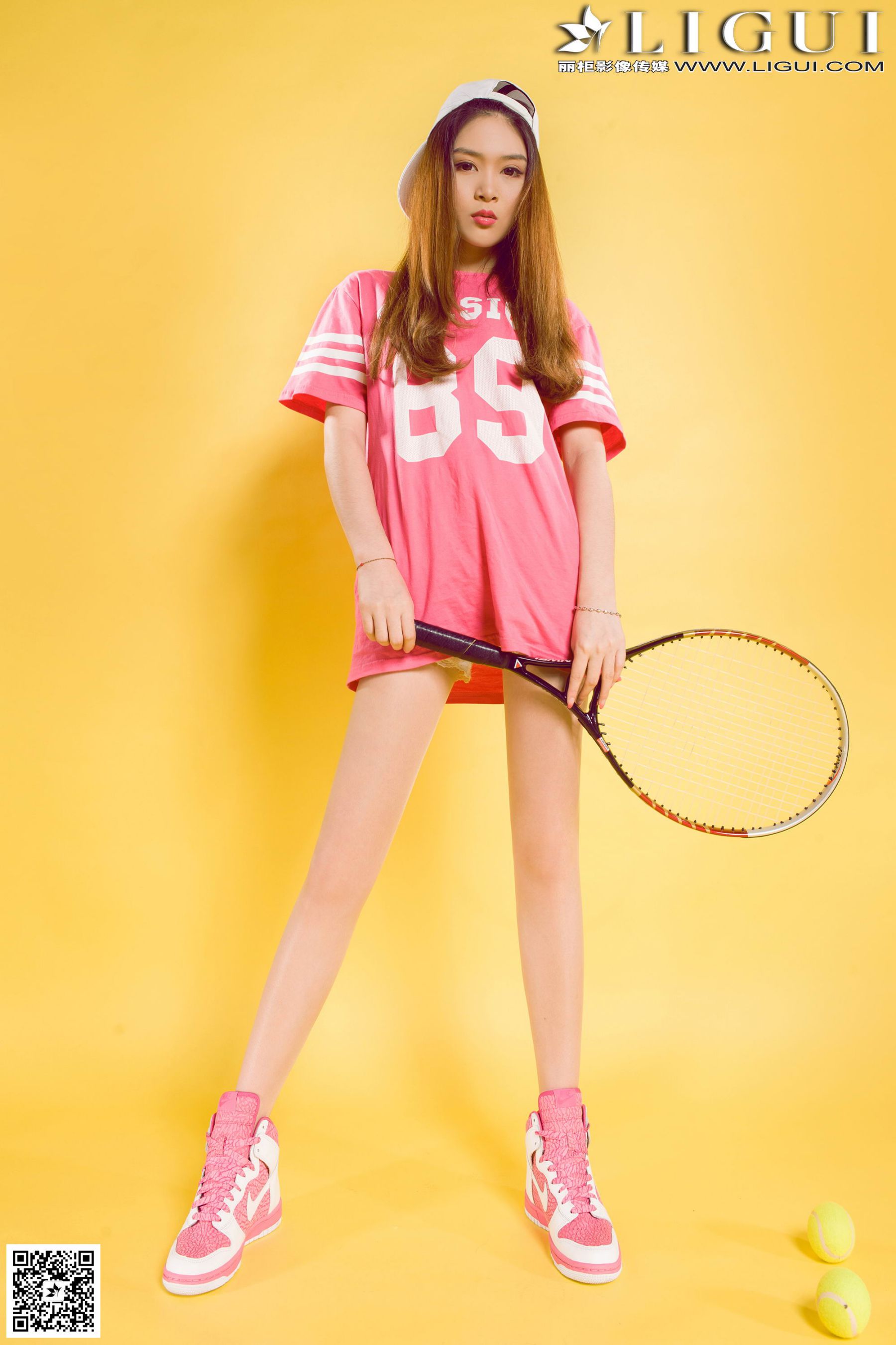 [丽柜LiGui] Model 允儿《篮球少女羽毛球运动系列》美腿玉足写真图片-奶仔圈