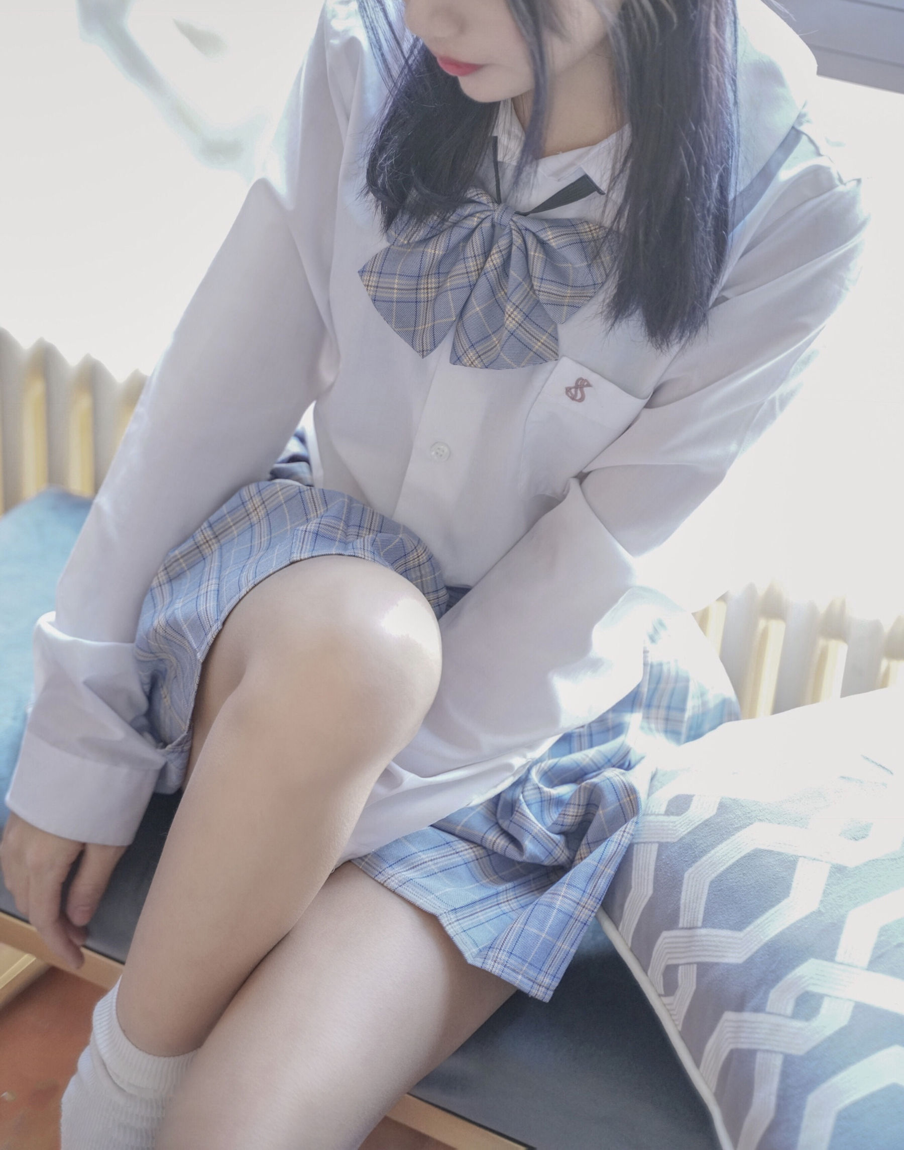 [喵糖映画] VOL.047 你的负卿 裸腿制服裙_第5张