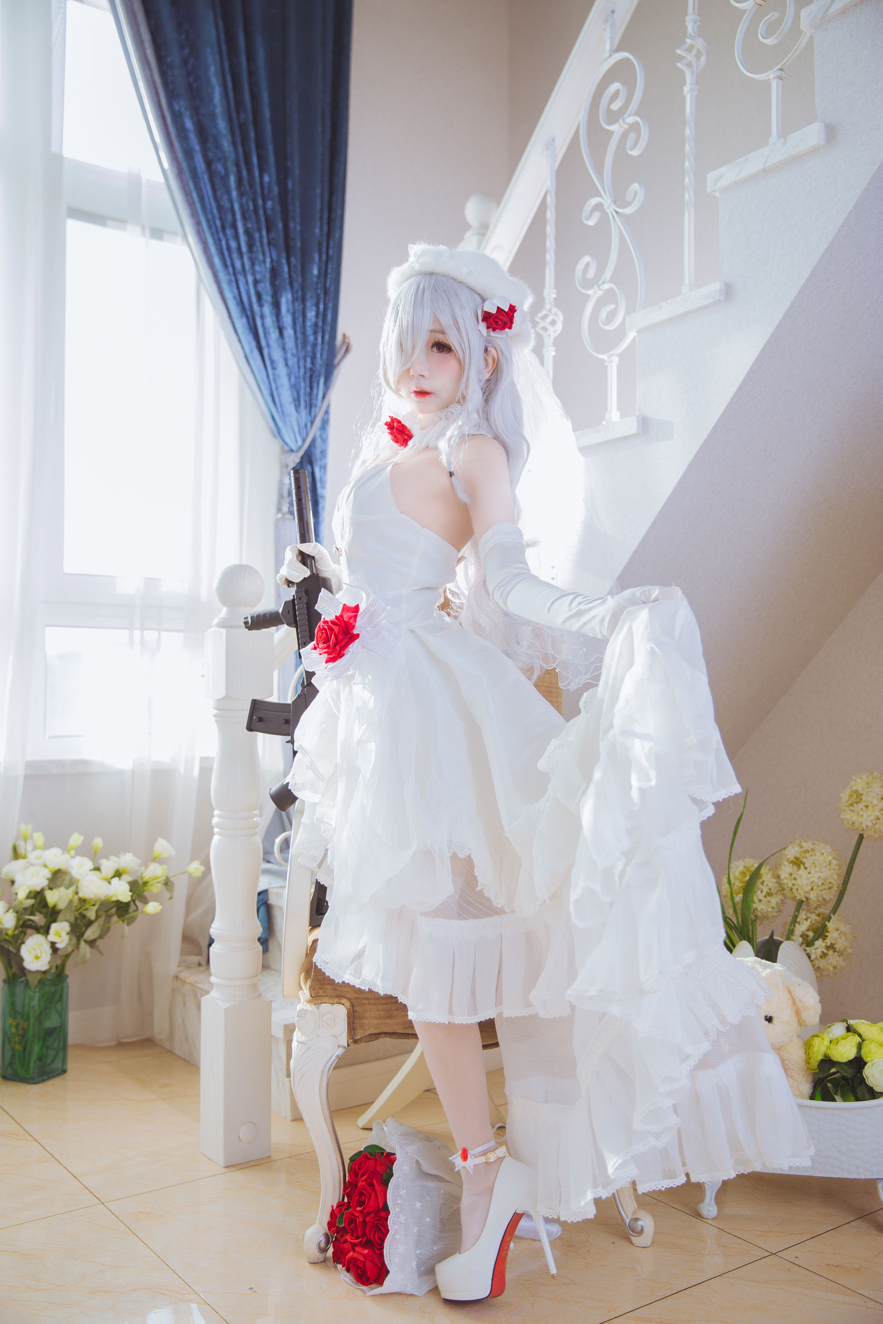 [喵糖映画] VOL.123  日奈娇《花嫁cos》_第5张