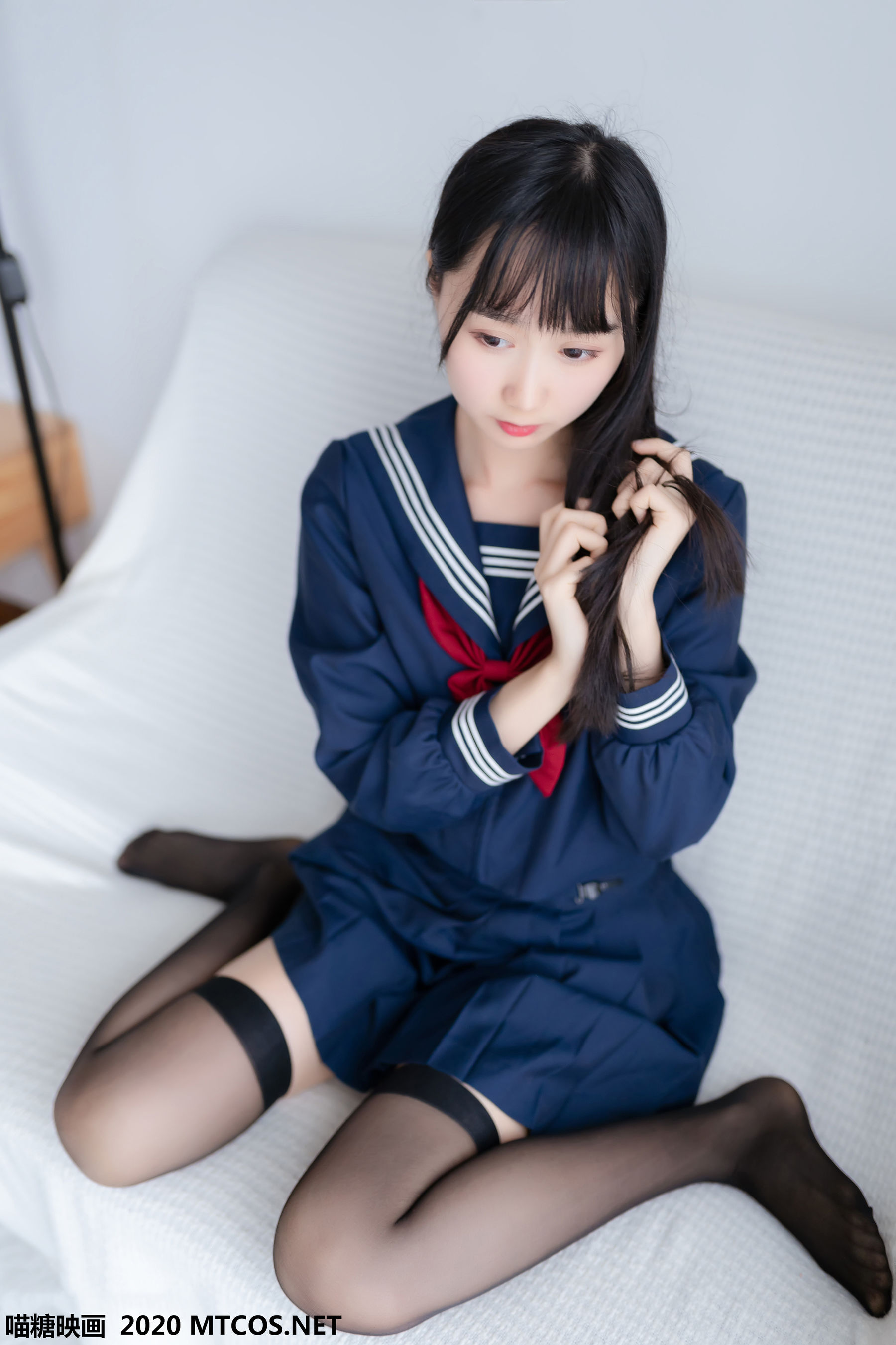 [喵糖映画] JKL.005 木绵绵 水手JK制服_第5张