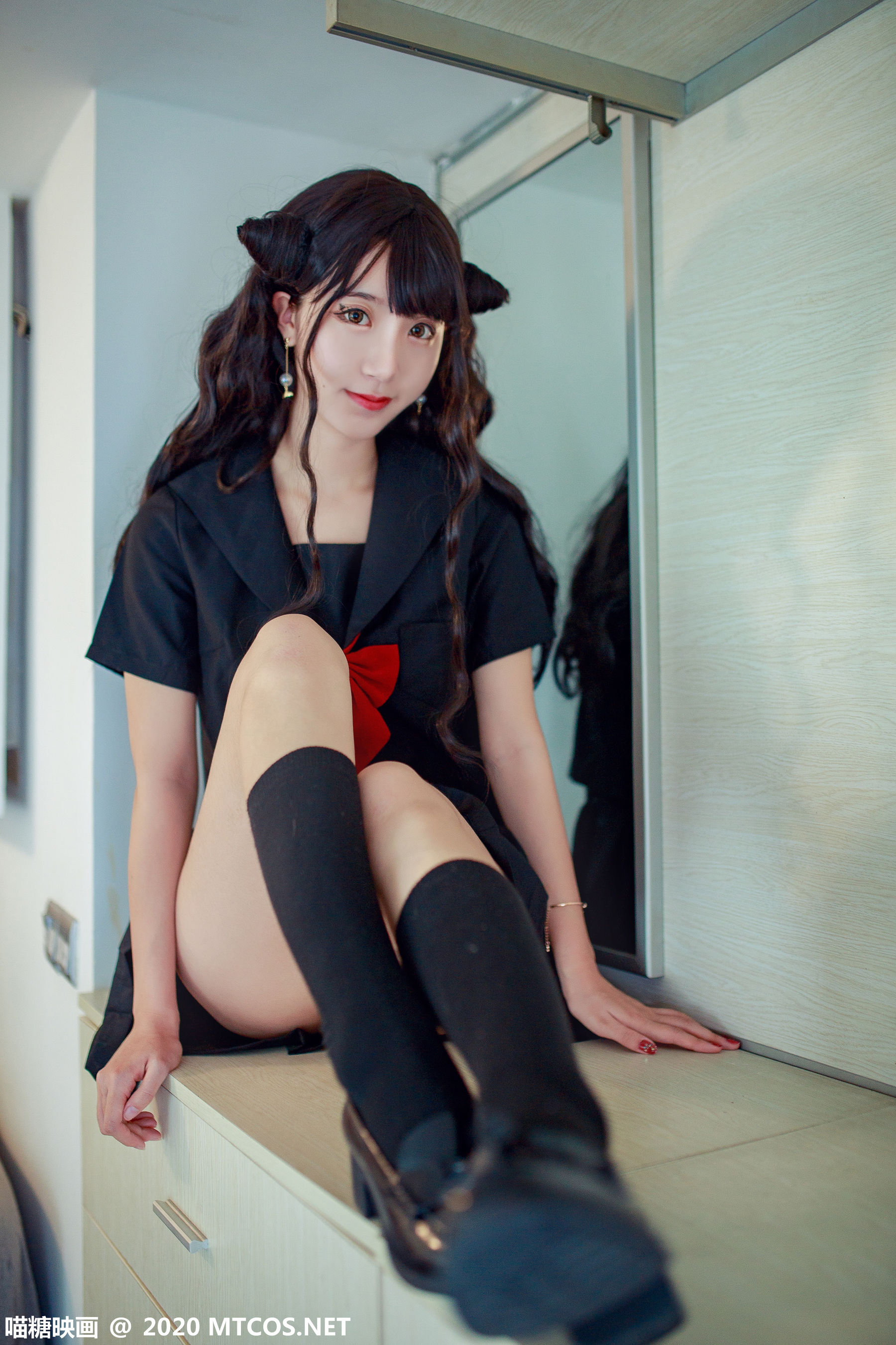 [喵糖映画] JKL.007 黑川 恶魔JK制服_第4张