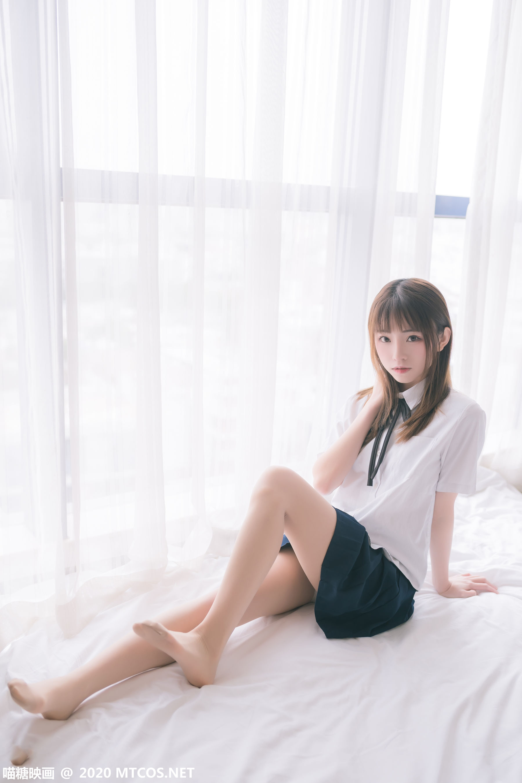 [喵糖映画] JKL.012 绮太郎 – 夏季校服JK制服-奶仔圈