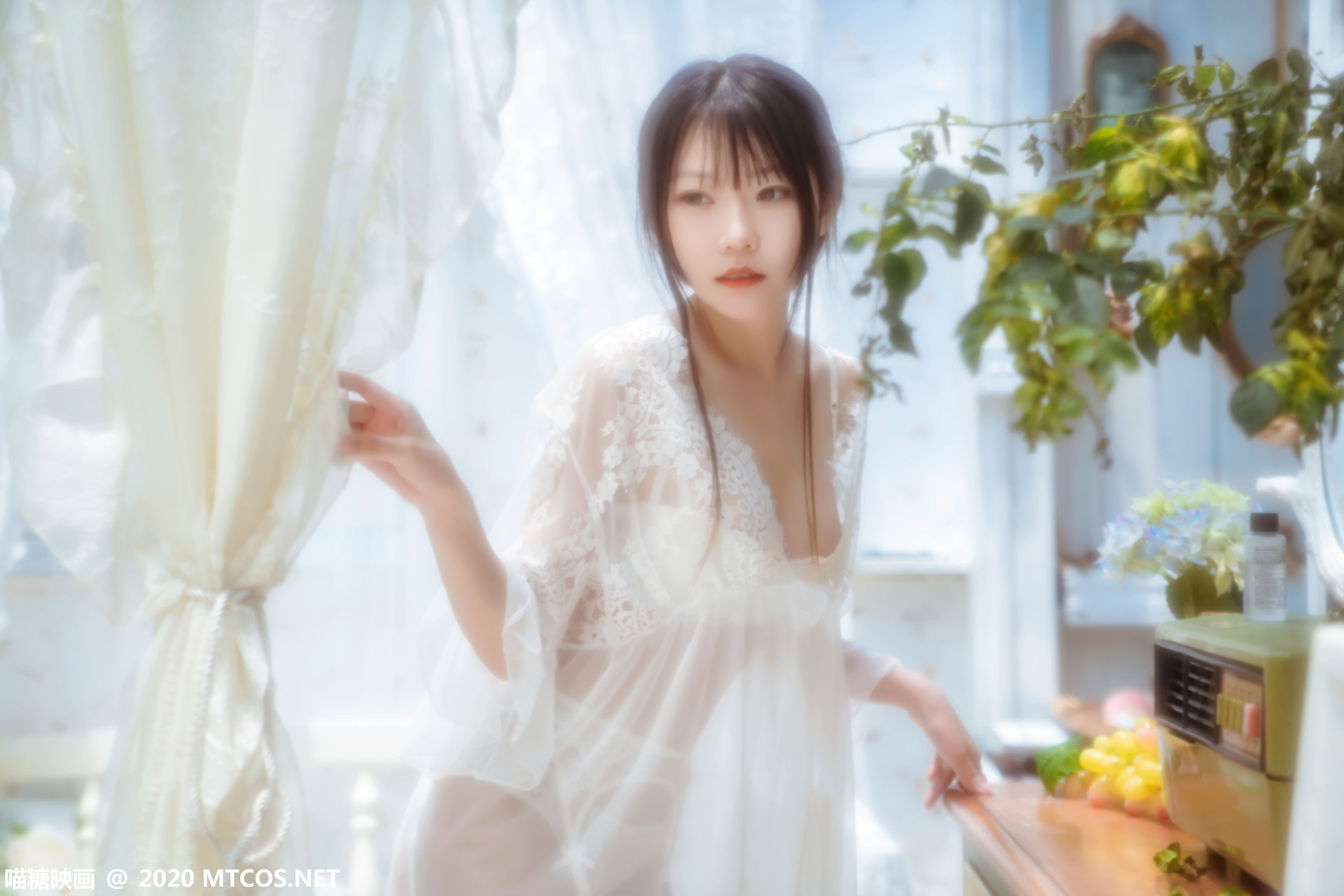 [喵糖映画] VOL.197 香草喵露露 白裙轻纱_第4张