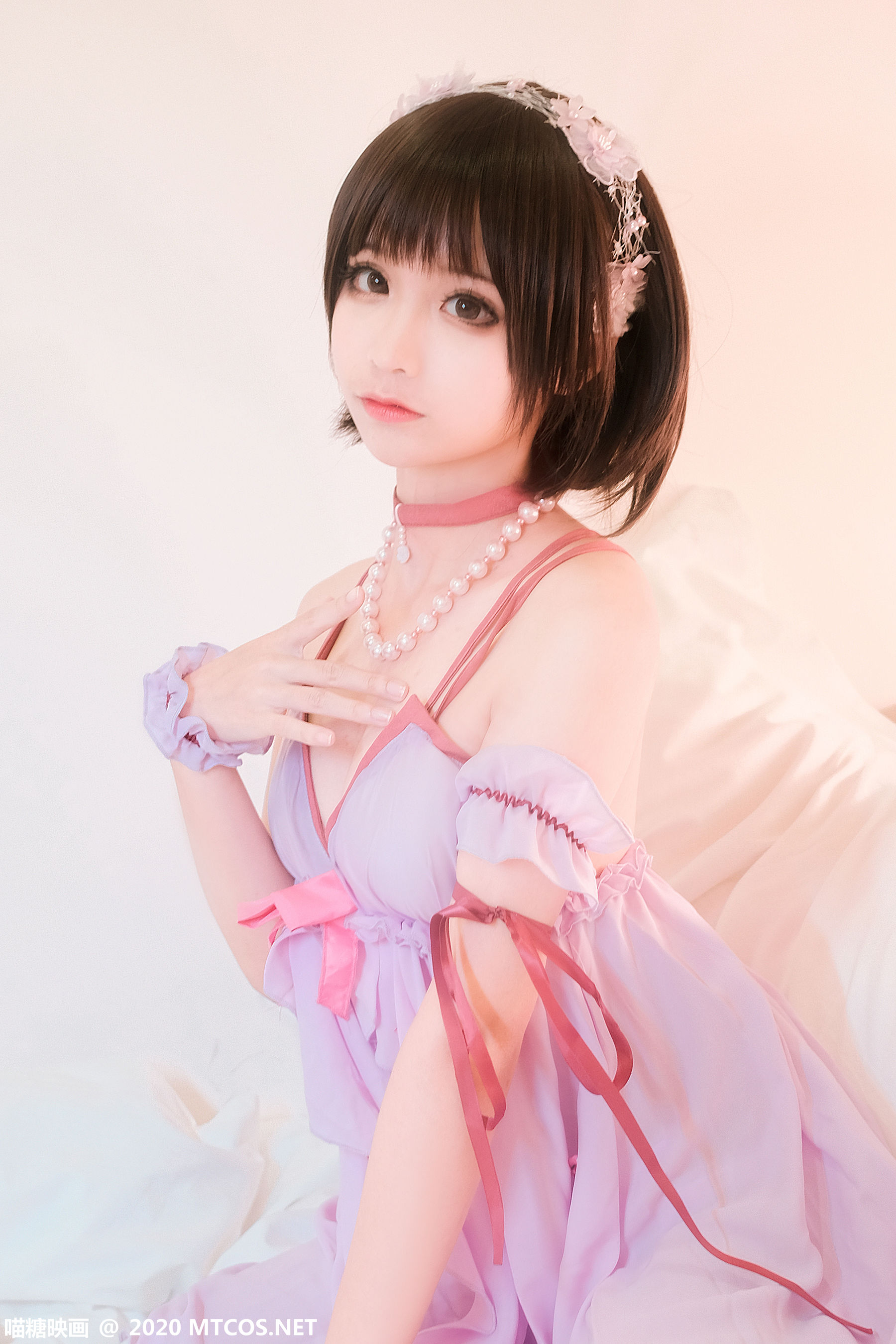 [喵糖映画] VOL.247 蠢沫沫 加藤惠礼服_第3张