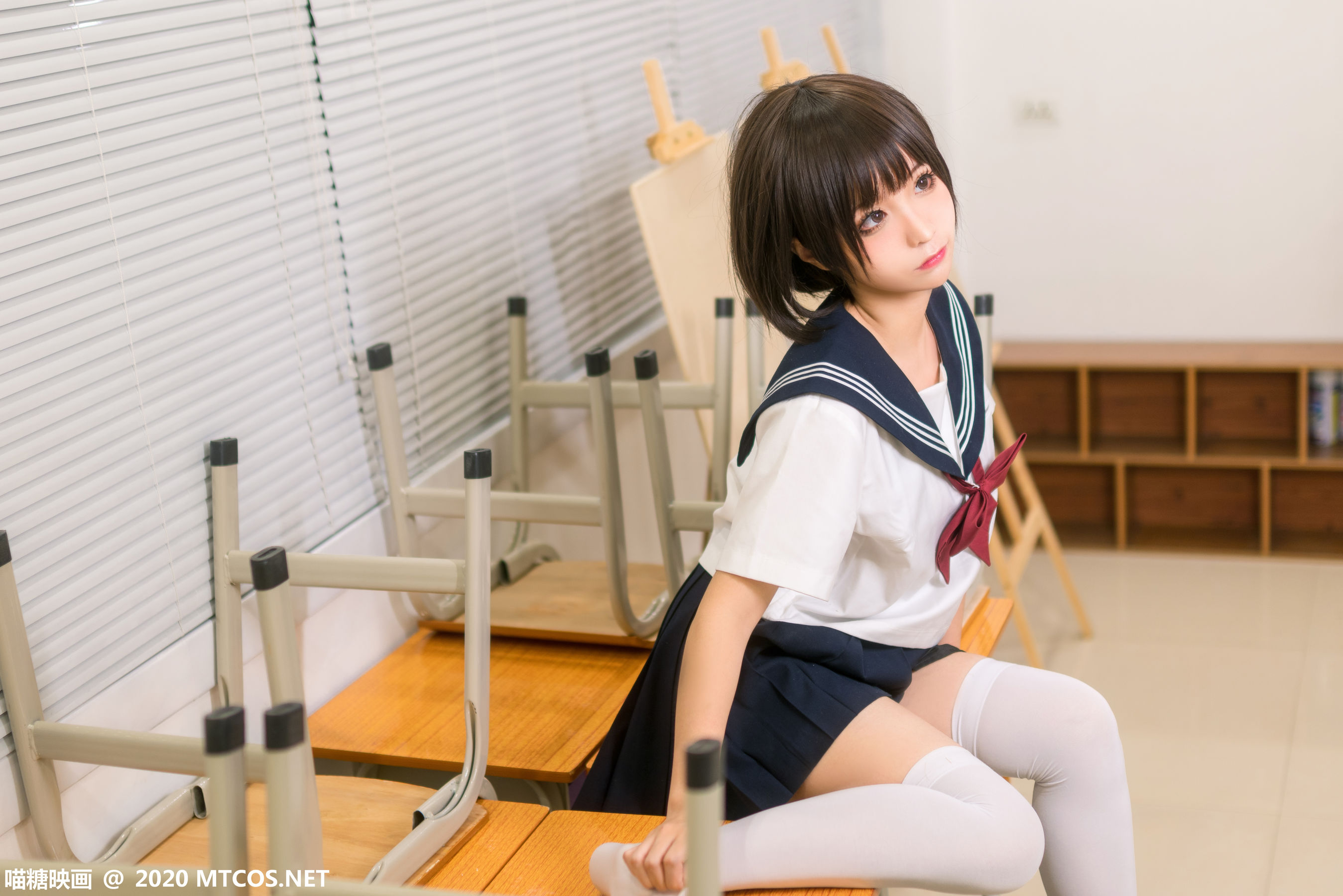 [喵糖映画] JKL.020 蠢沫沫 课室JK制服_第5张