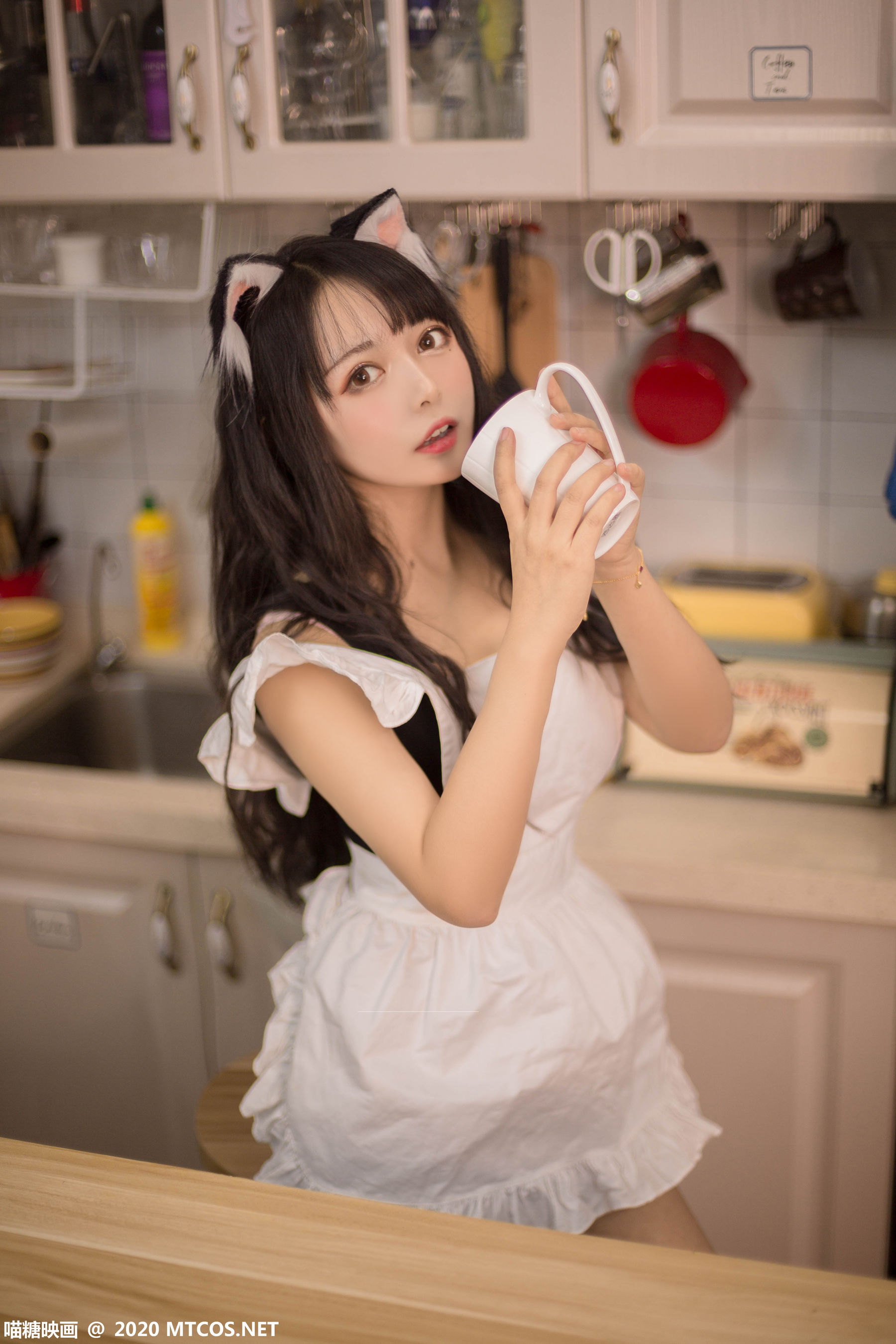 [喵糖映画] VOL.296 黑猫猫OvO 厨房猫娘_第5张