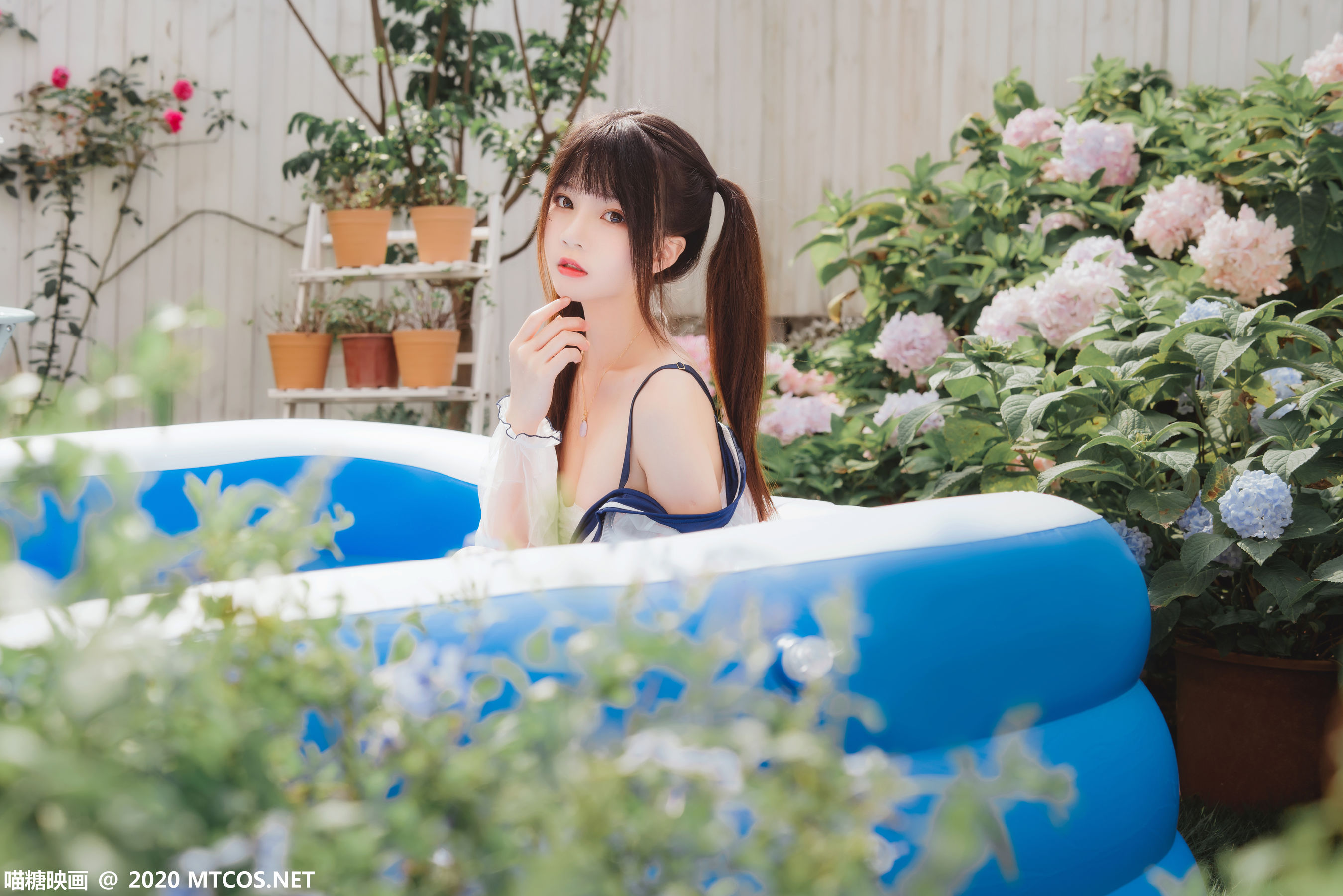 [喵糖映画] VOL.303 桜桃喵 蓝色夏日_第2张