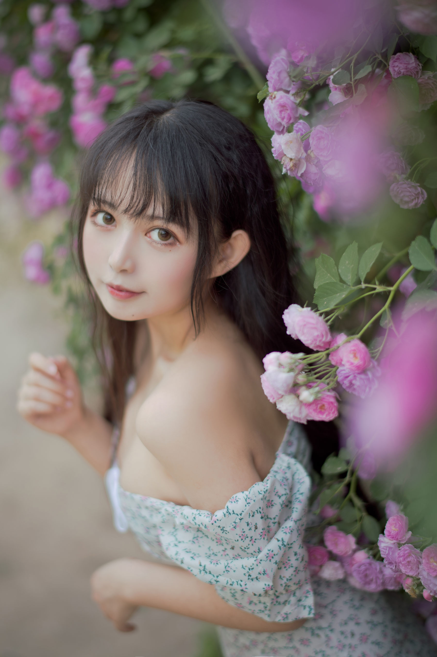 [喵糖映画] VOL.338 黑猫猫OvO 蔷薇少女-奶仔圈