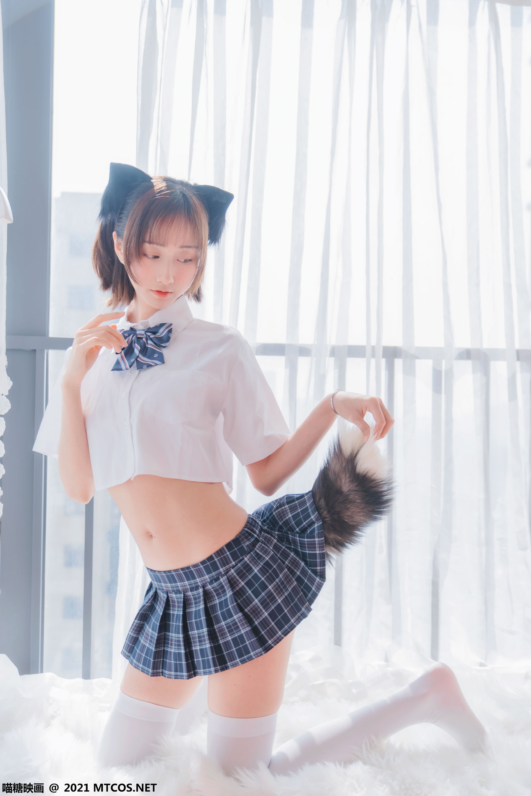 [喵糖映画] VOL.436 木绵绵OwO 猫儿少女_第2张