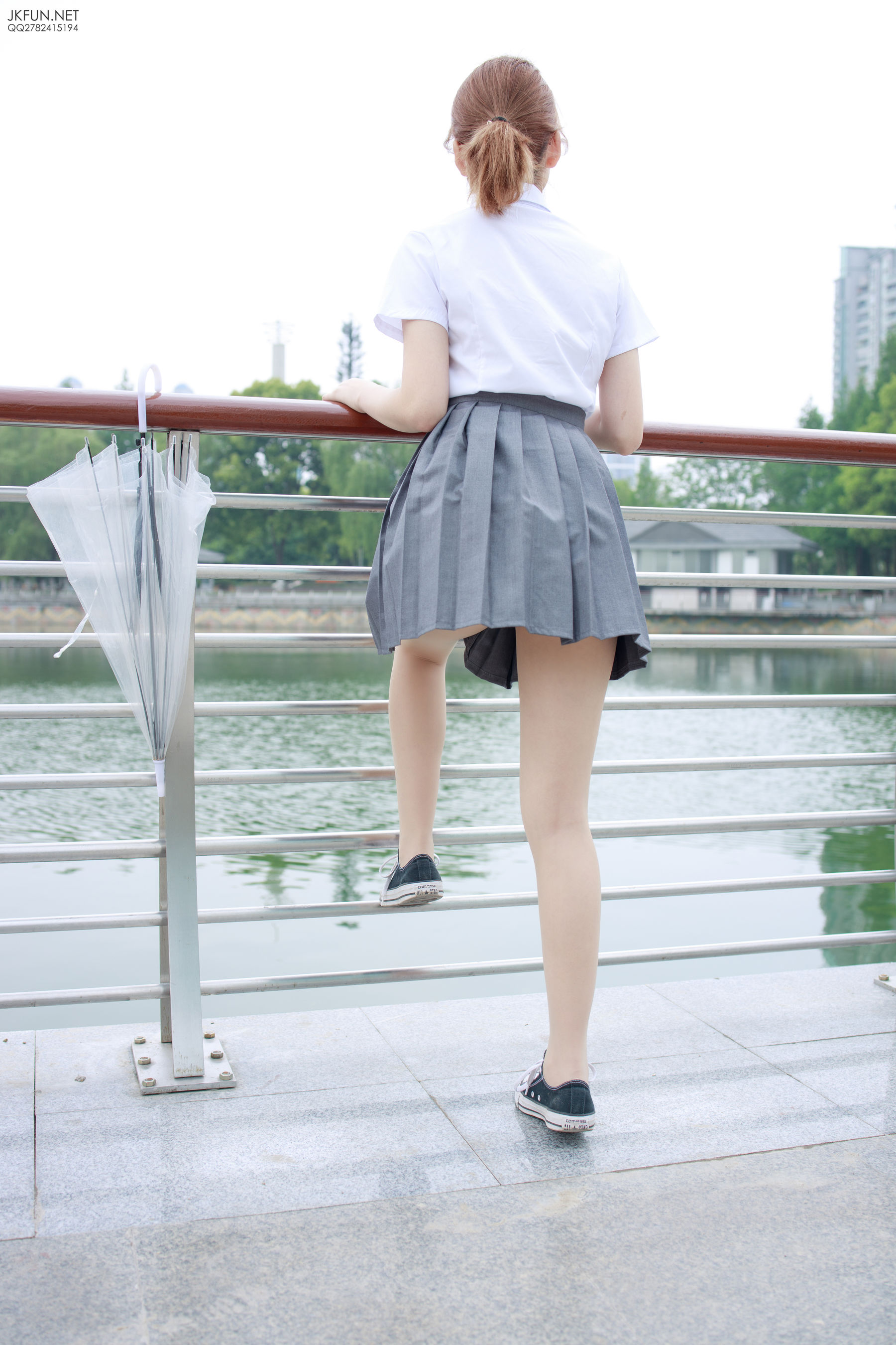 [森萝财团] JKFUN-005 卉子 10D肉丝-奶仔圈